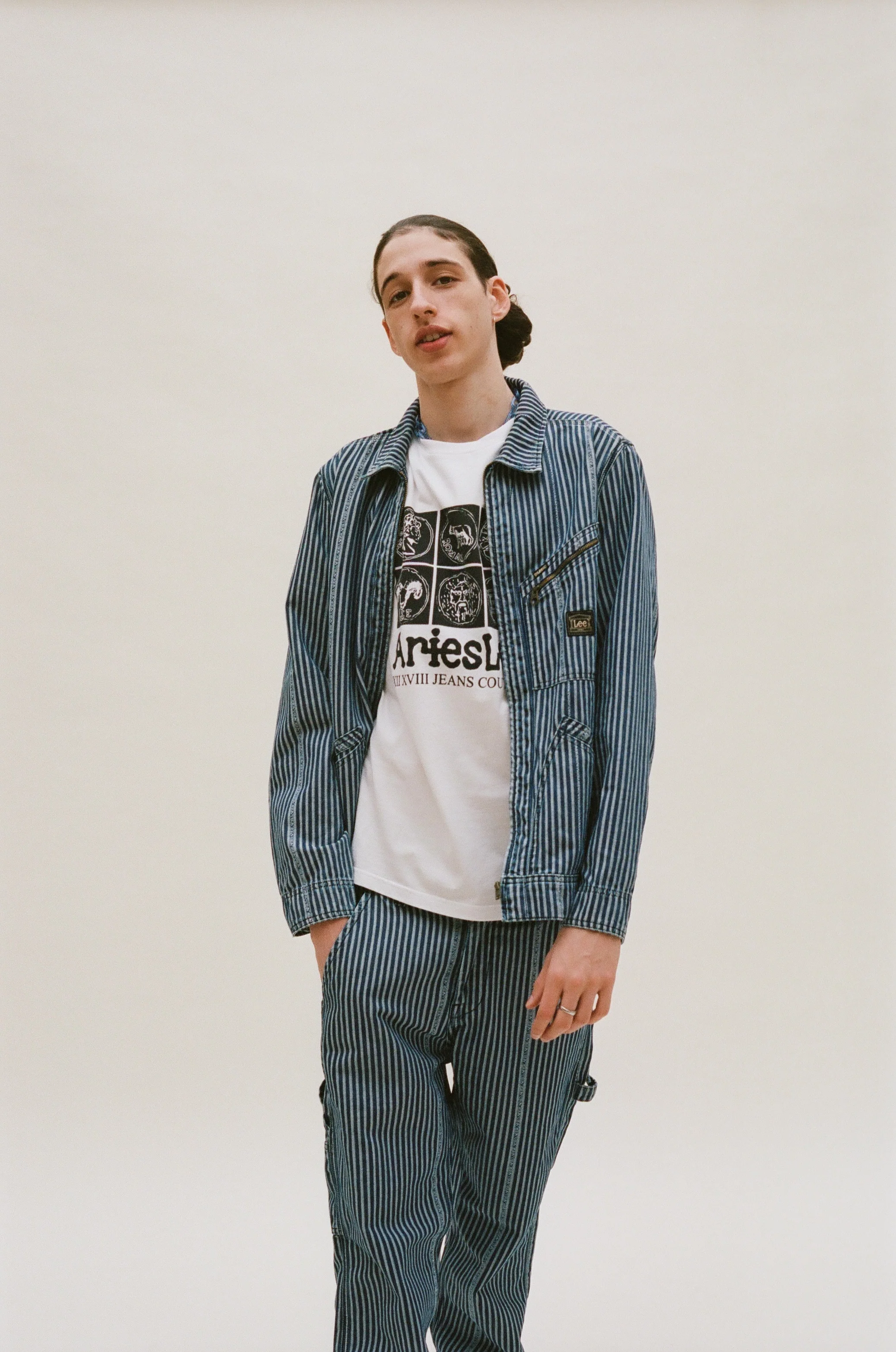 Denim Workwear Stripe Carpenter Jean - Image 4