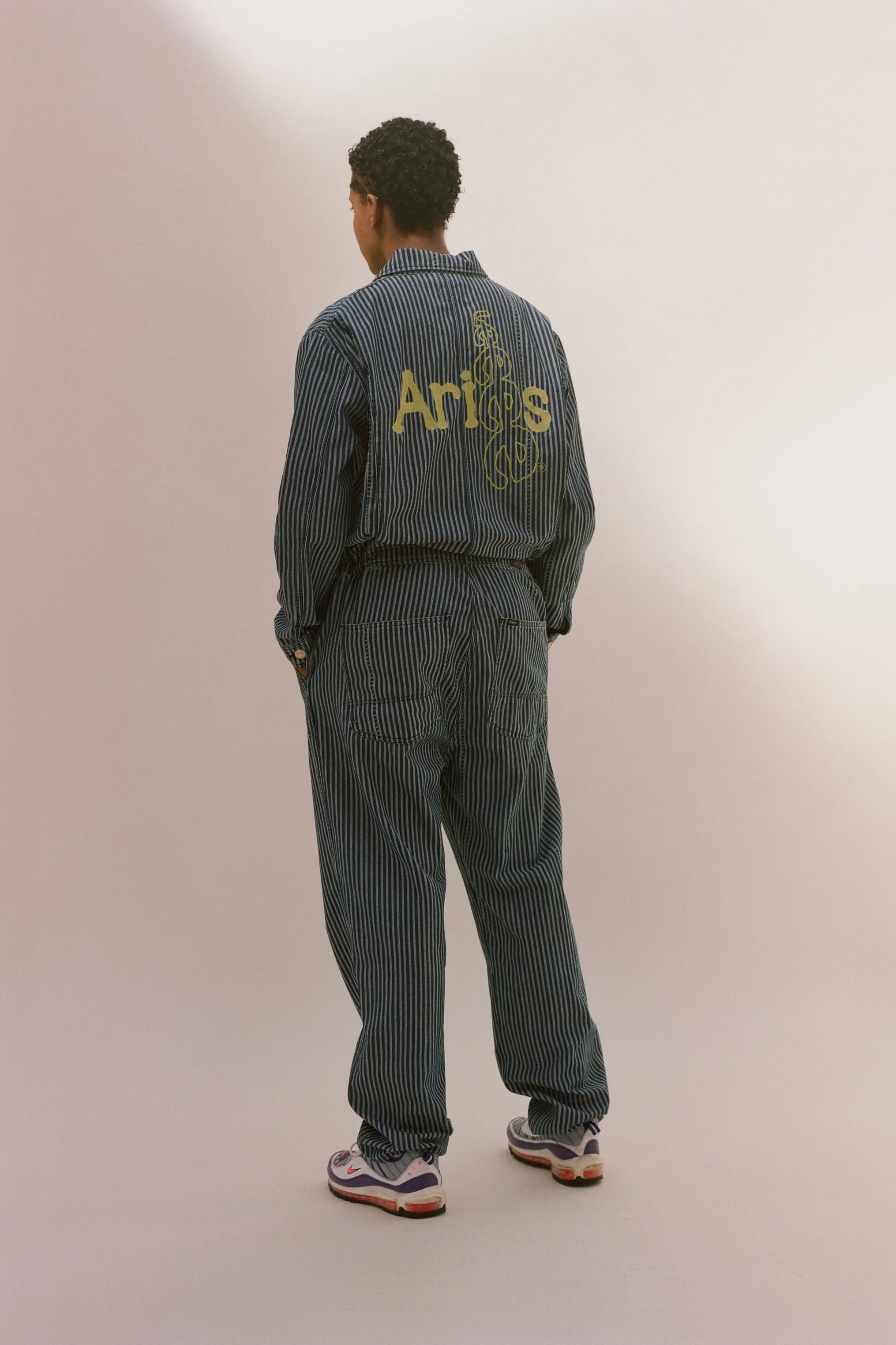 Denim Workwear Stripe Whizzit Overall - Image 10