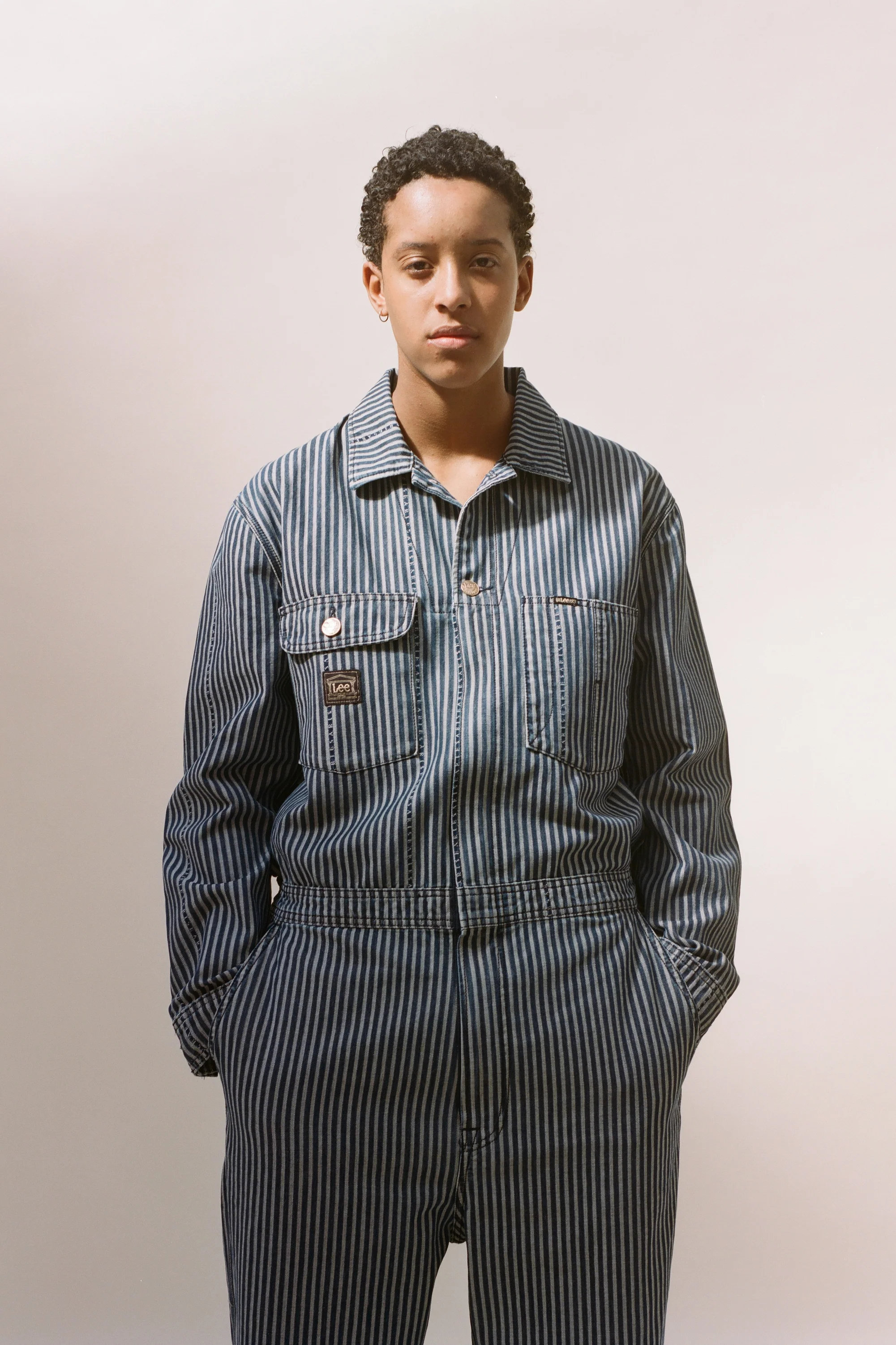 Denim Workwear Stripe Whizzit Overall - Image 13