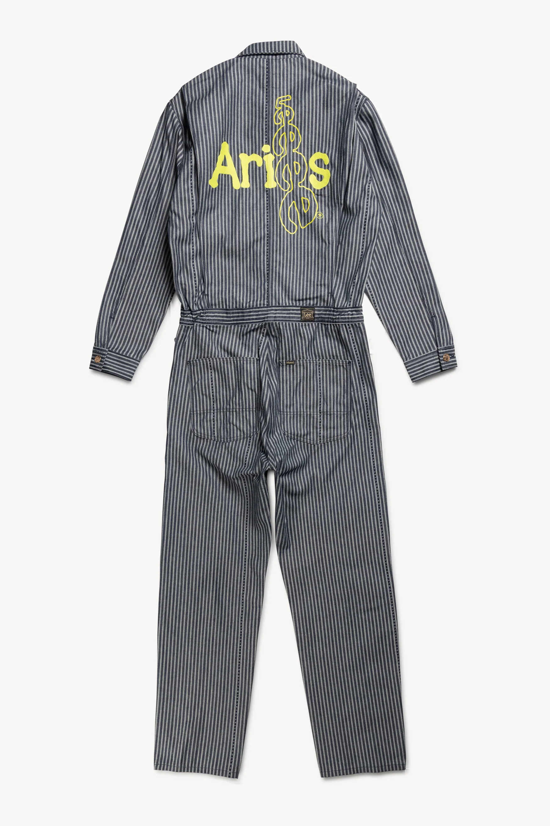 Denim Workwear Stripe Whizzit Overall - Image 2
