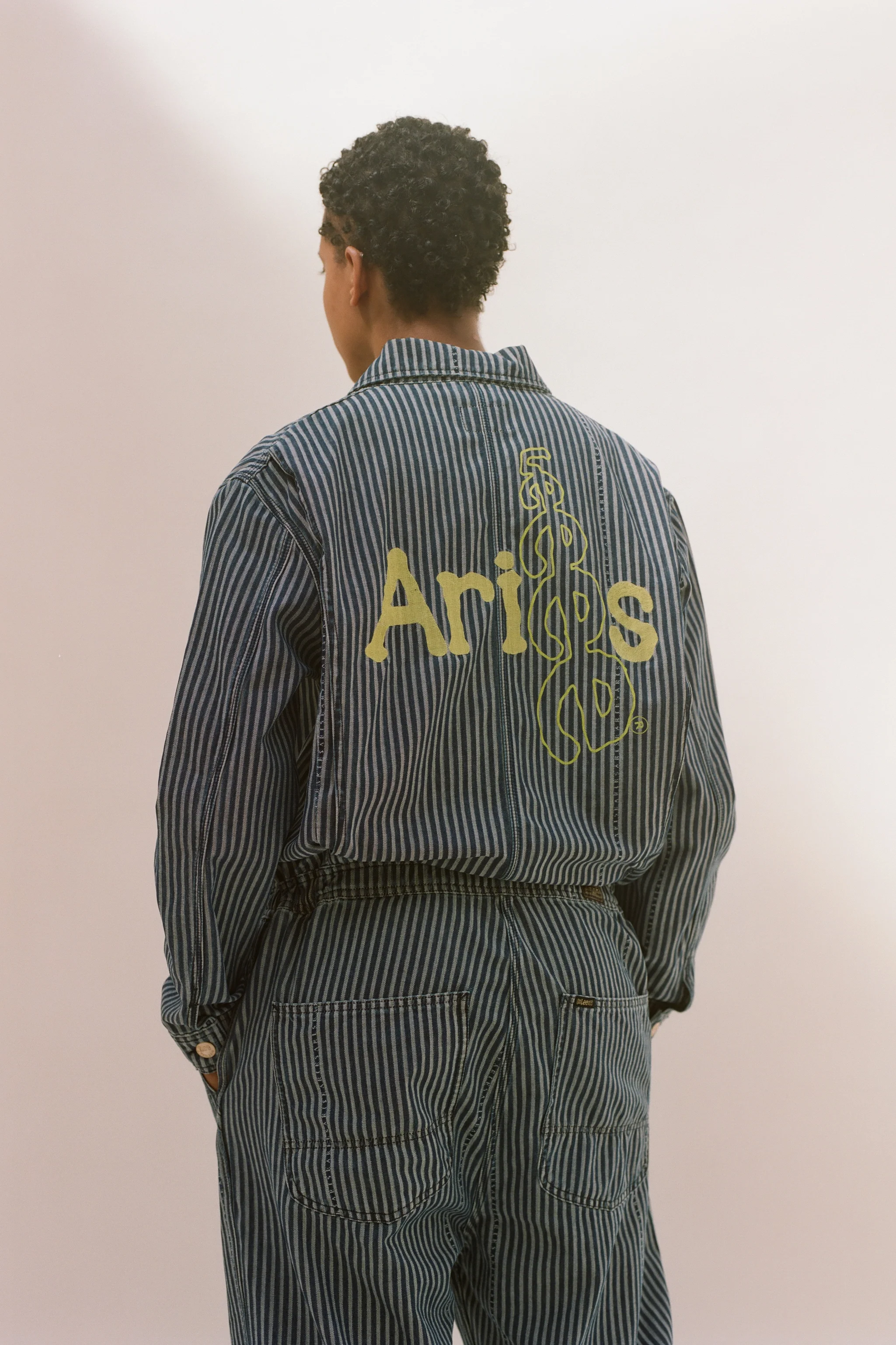 Denim Workwear Stripe Whizzit Overall - Image 4