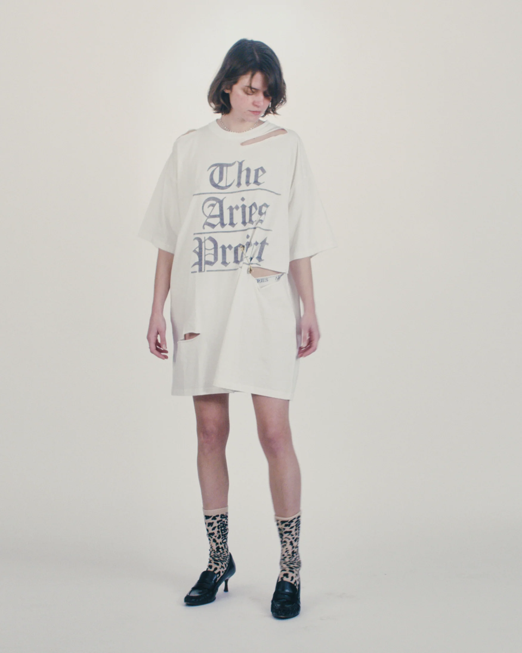 Distressed The Aries Project Dress - Image 5