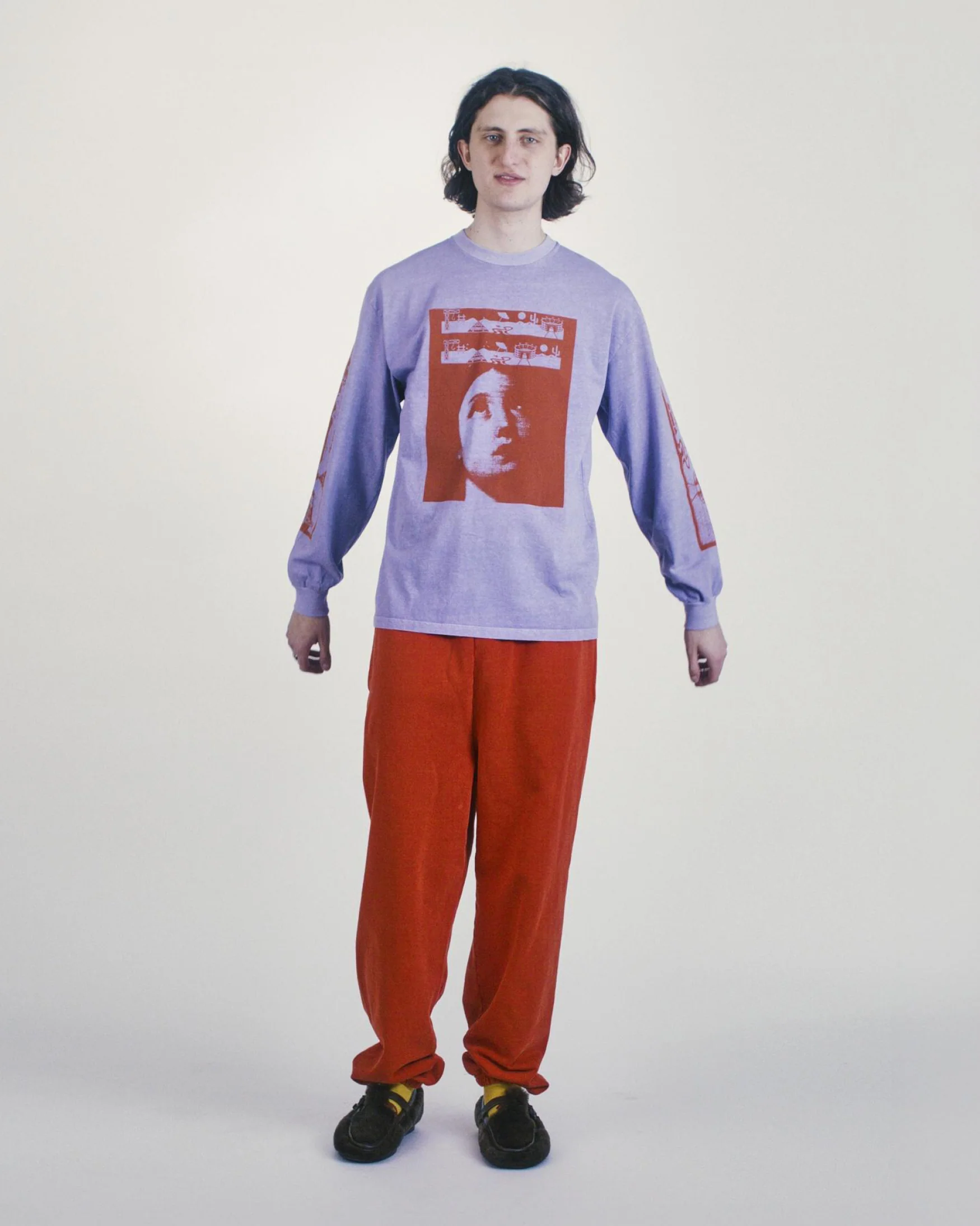 Faded Wingdings LS Tee - Image 2