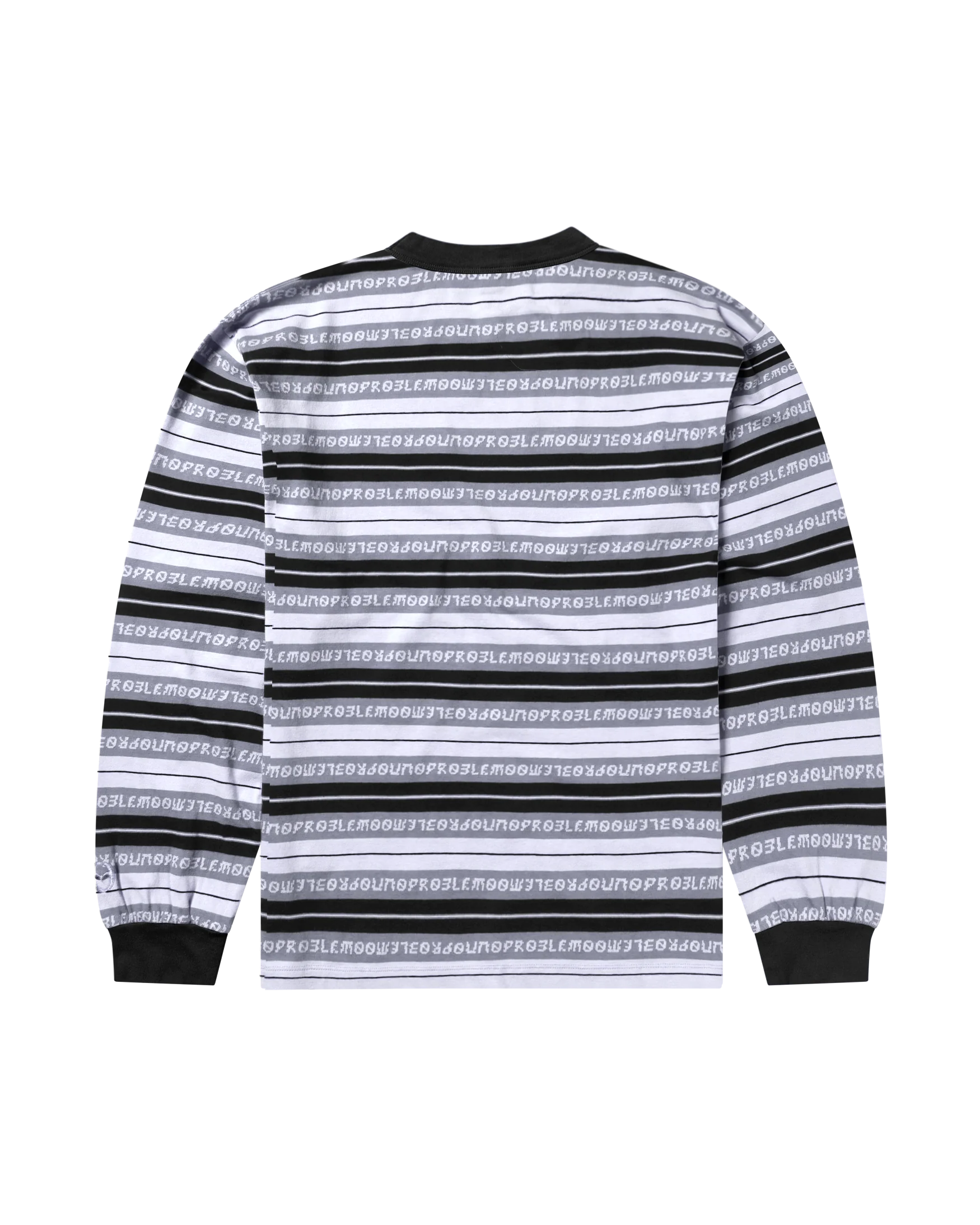 Jacquard Stripe LS Tee -old - Image 2