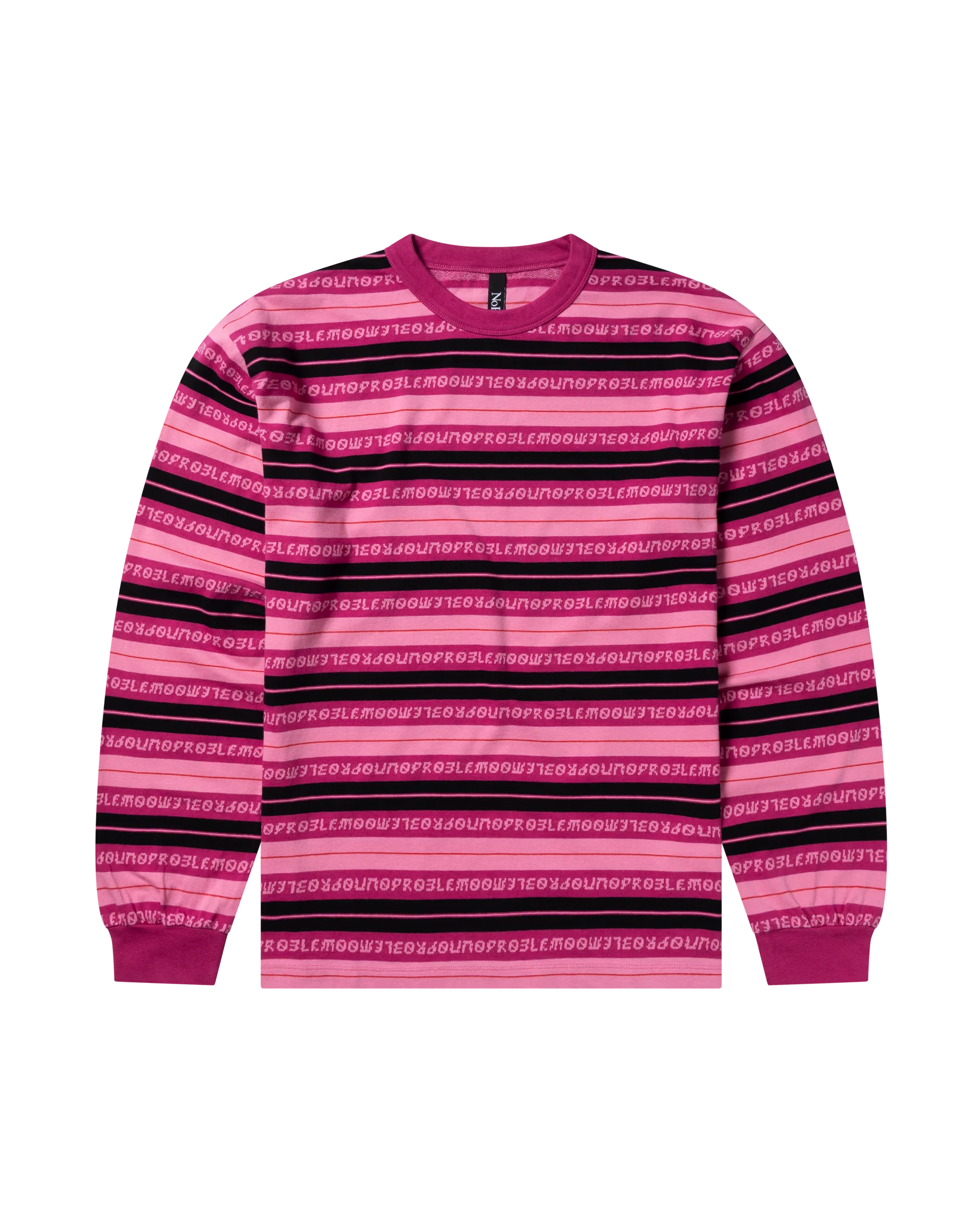 Jacquard Stripe LS Tee
