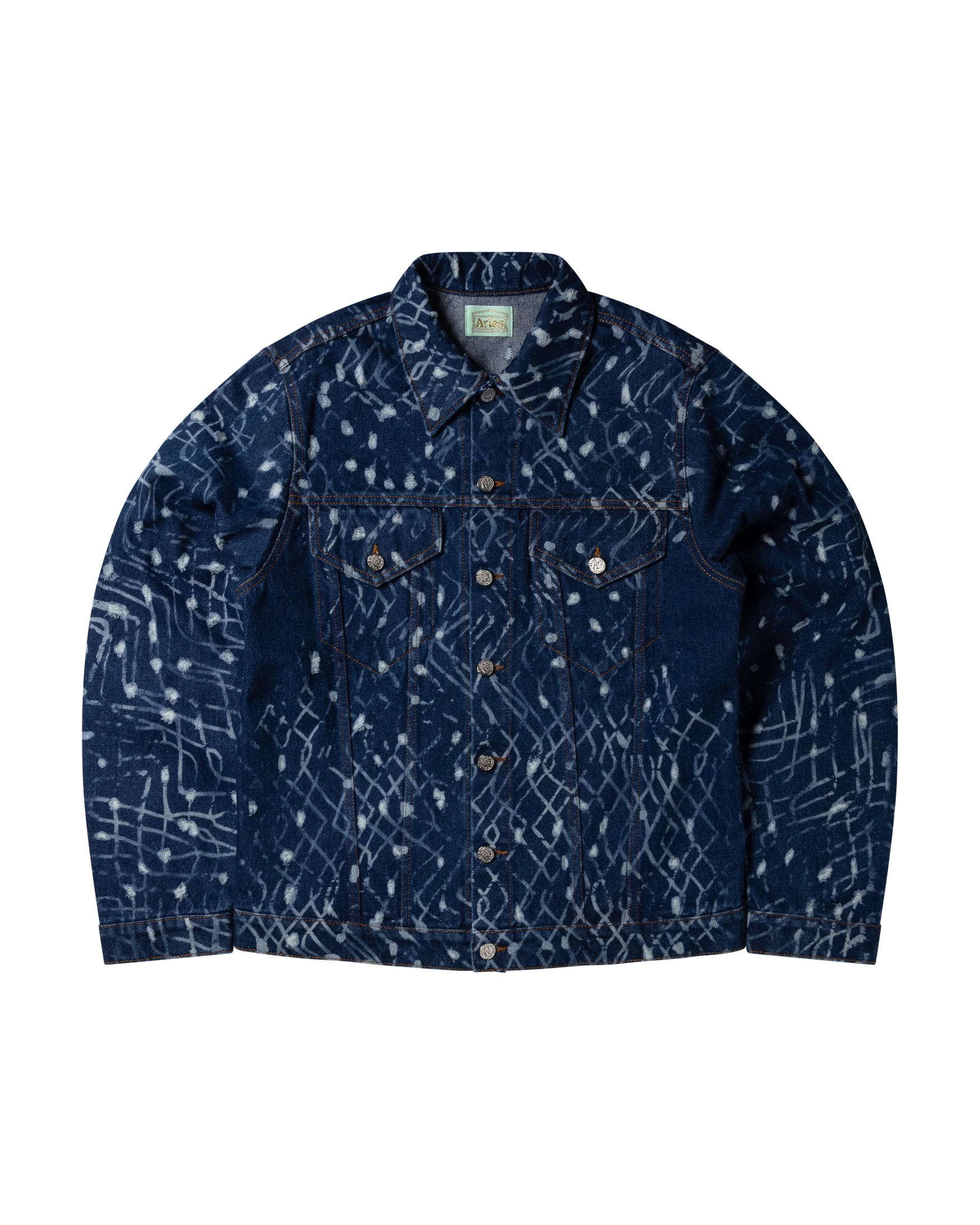 Laser Chain Mail Trucker Jacket