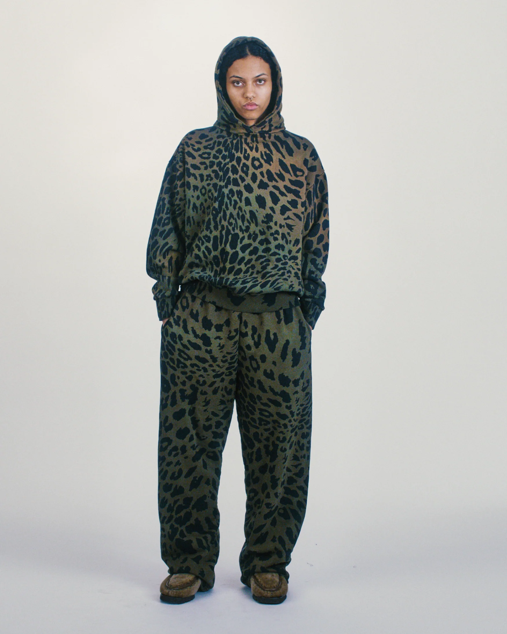 Leopard Tie Dye Hoodie - Image 3