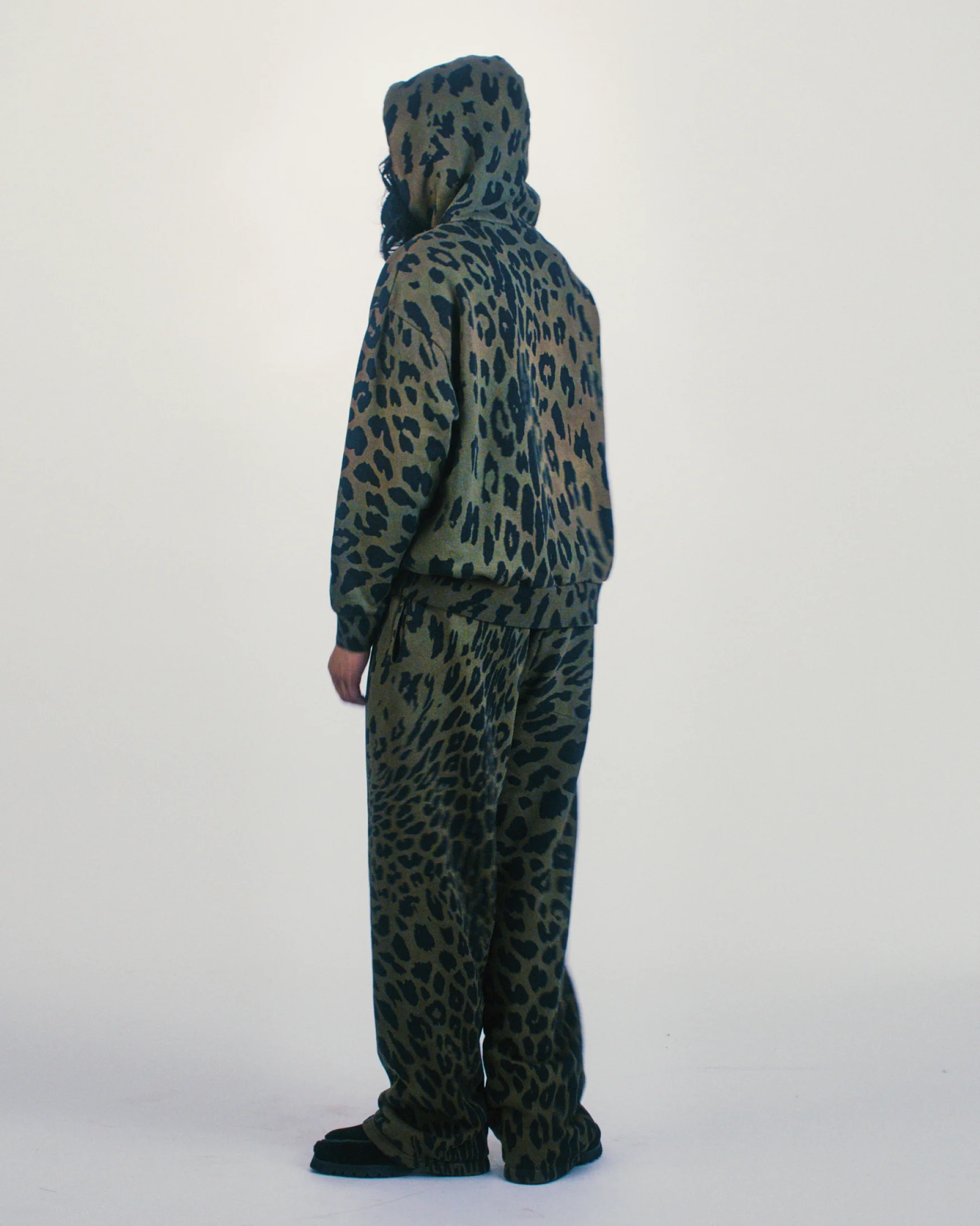 Leopard Tie Dye Straight Sweatpant - Image 3
