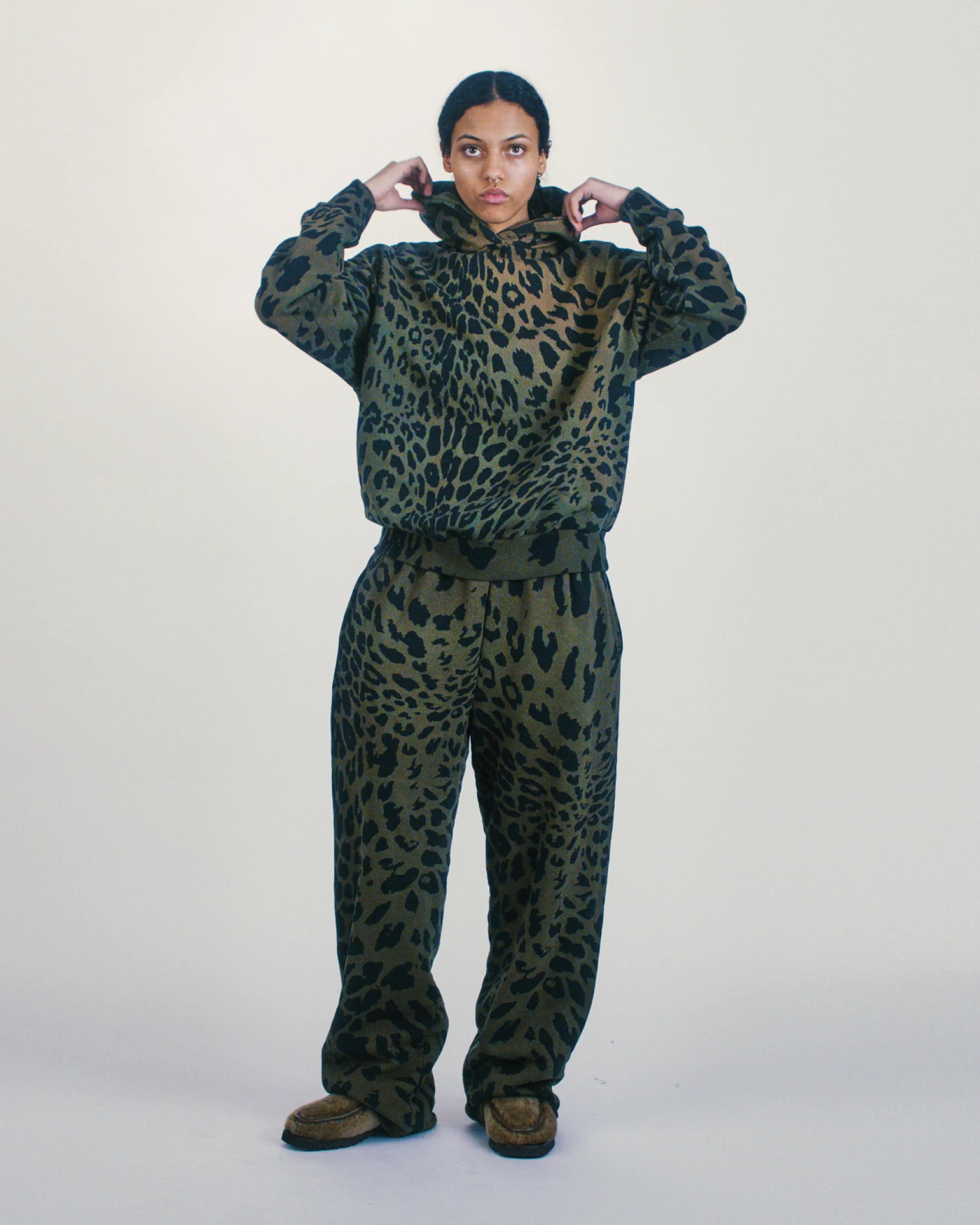 Leopard Tie Dye Straight Sweatpant - Image 4