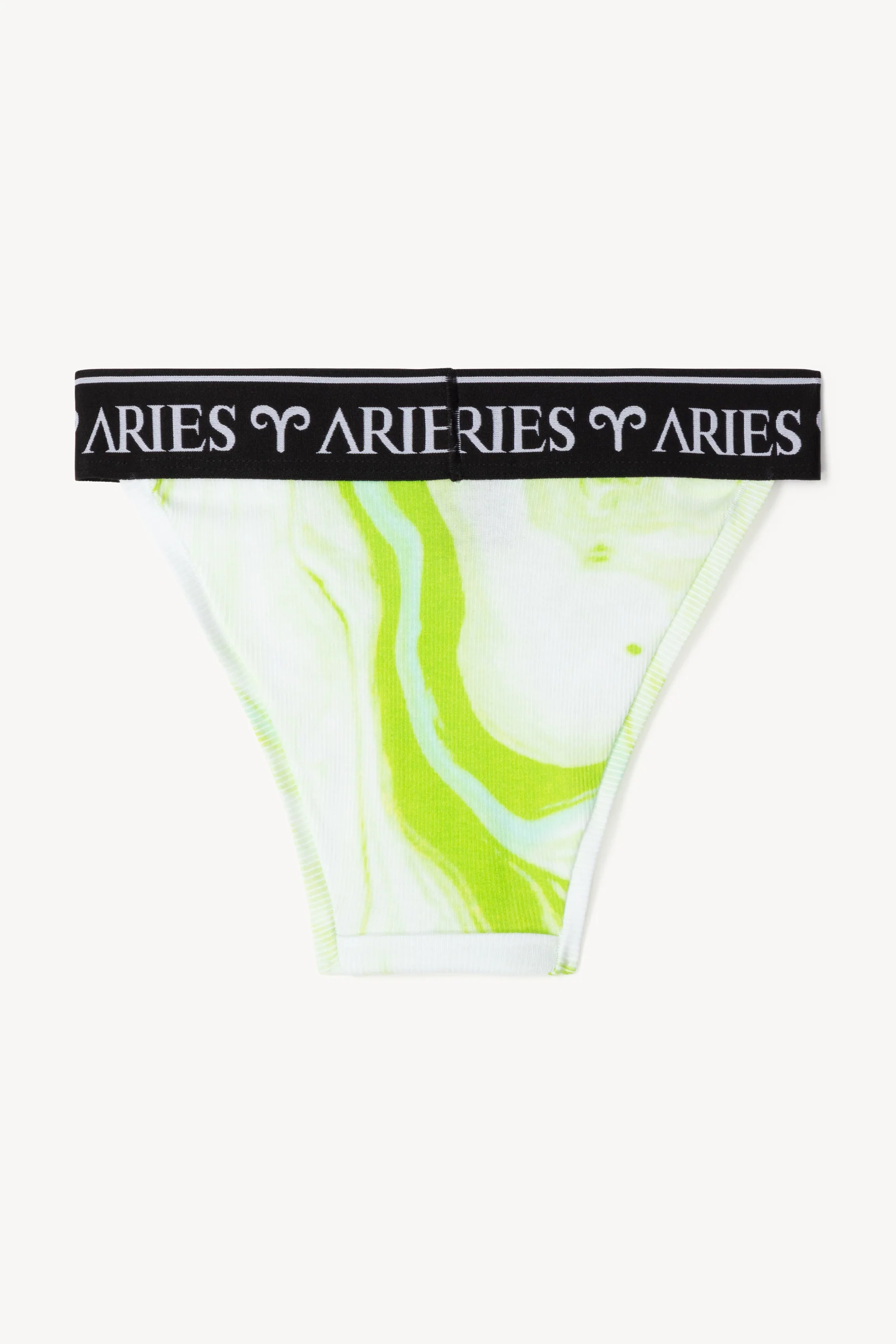Marble Print High Cut Pants - Image 3