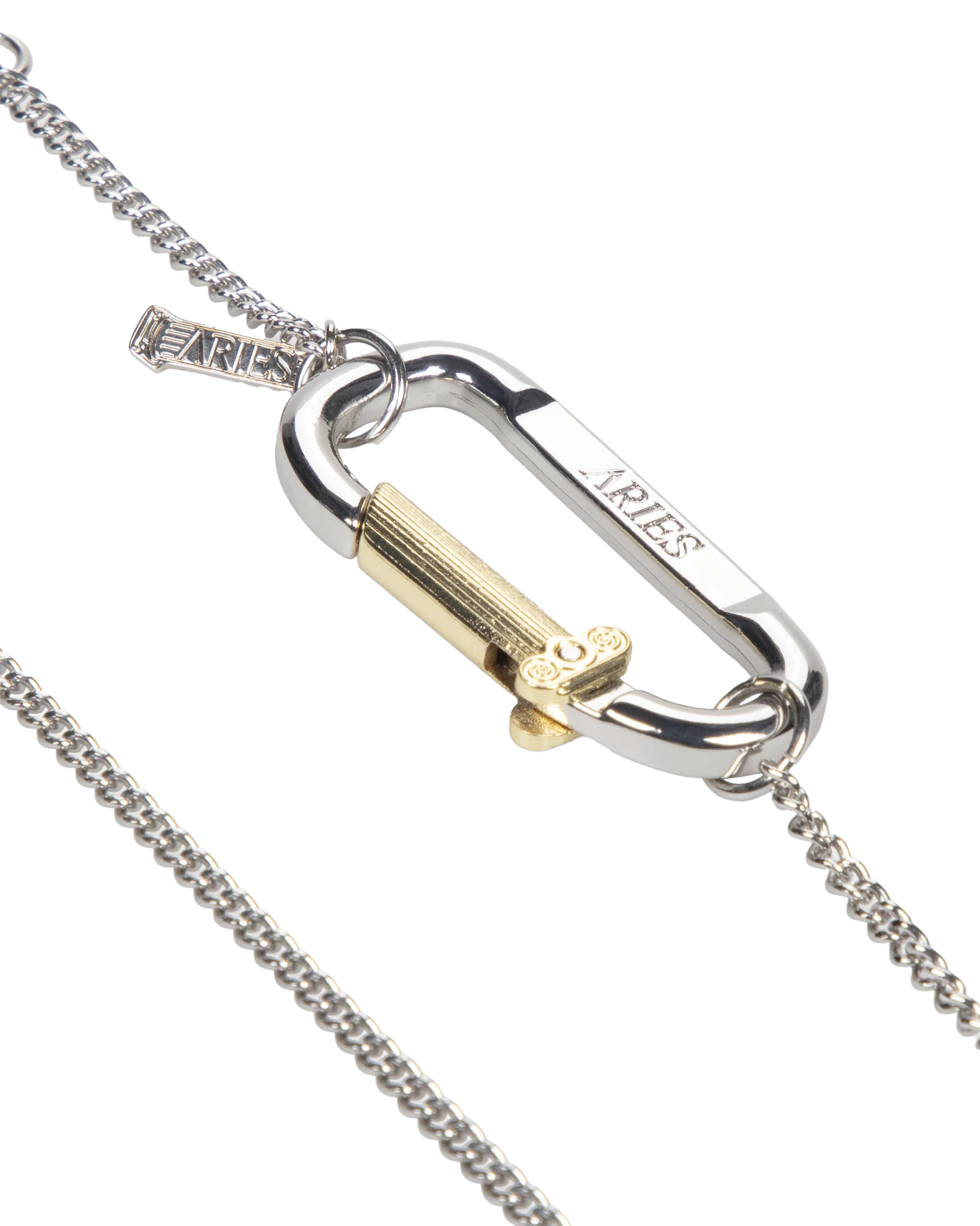 Mini Carabiner Chain Necklace - Image 3