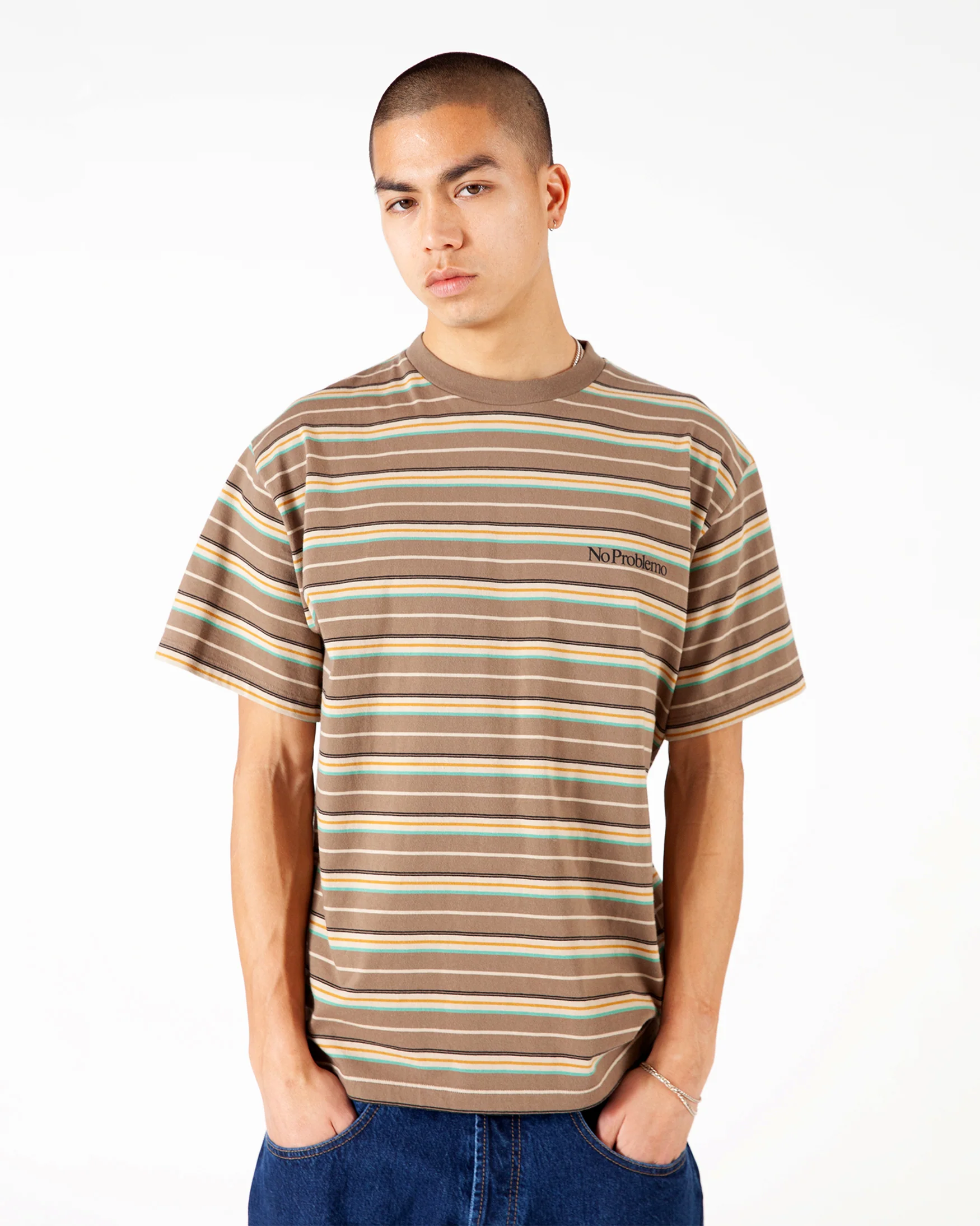 Mini Problemo Stripe SS Tee - Image 4