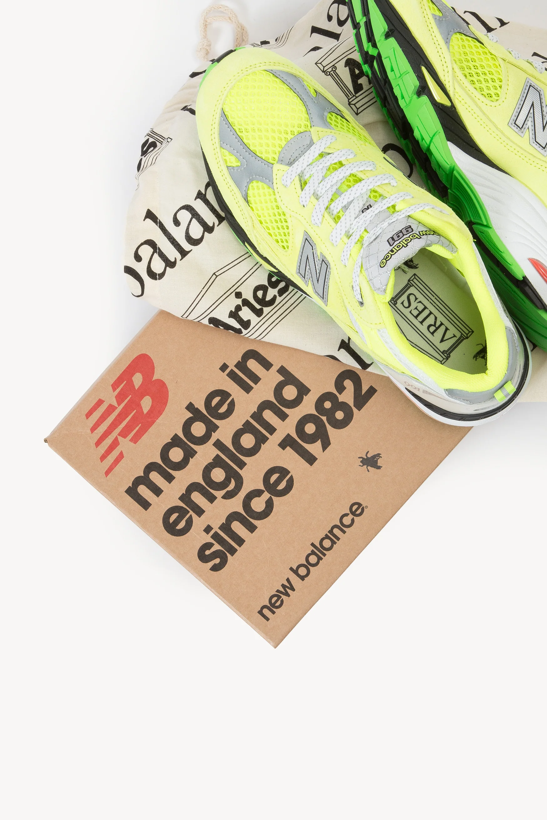 Aries x New Balance Womens 991AFL - Image 10