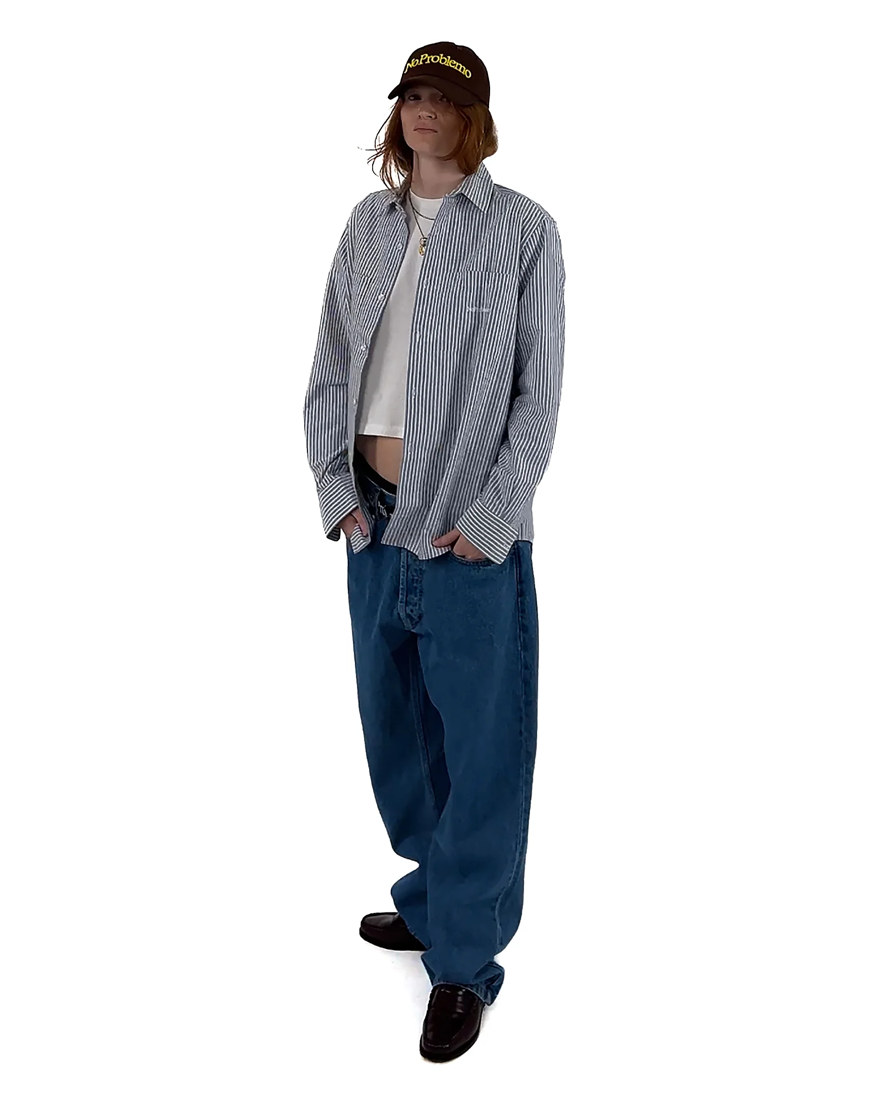 Oxford Stripe LS Shirt - Image 5