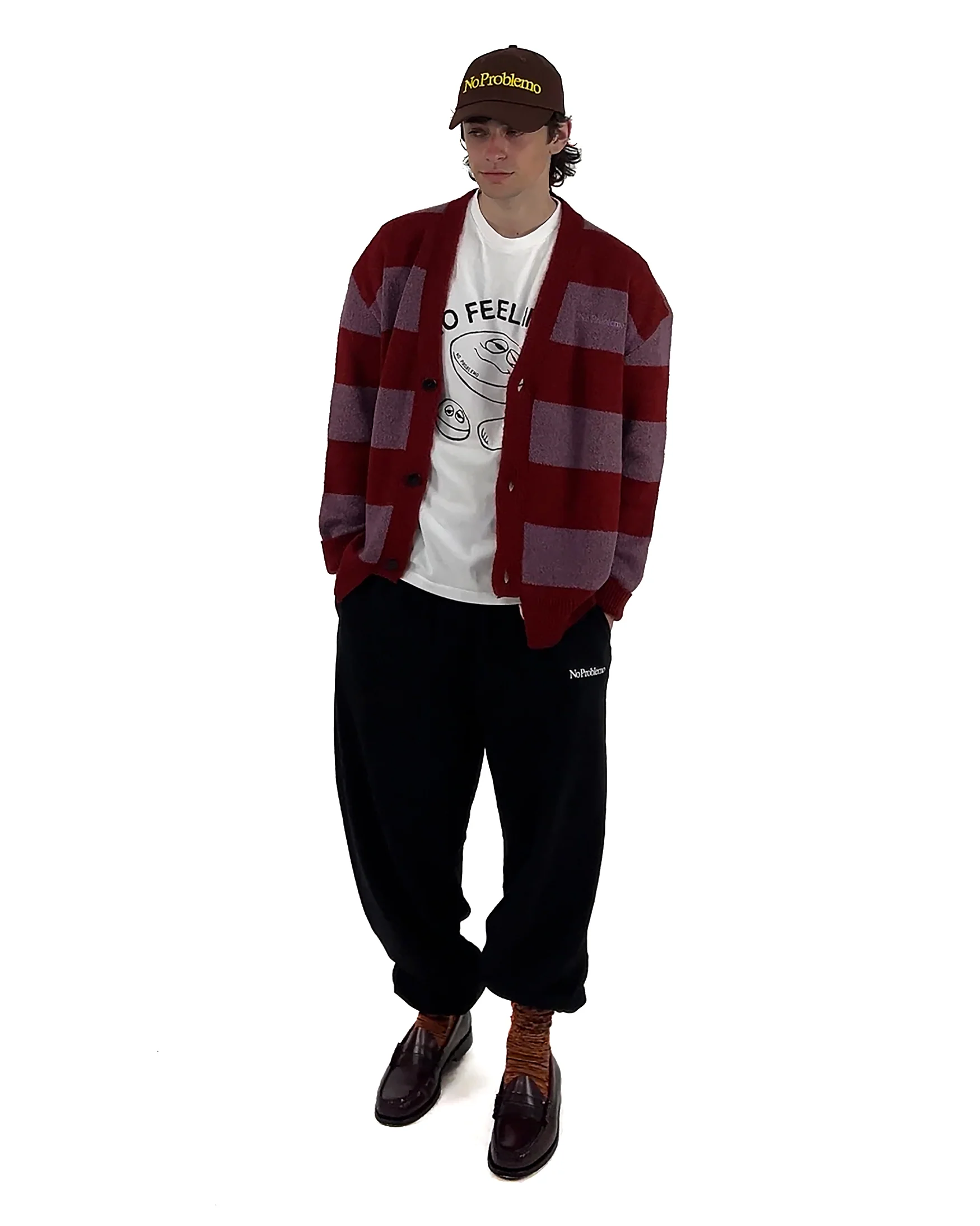 Striped Mohair Oversized Cardigan - Image 3