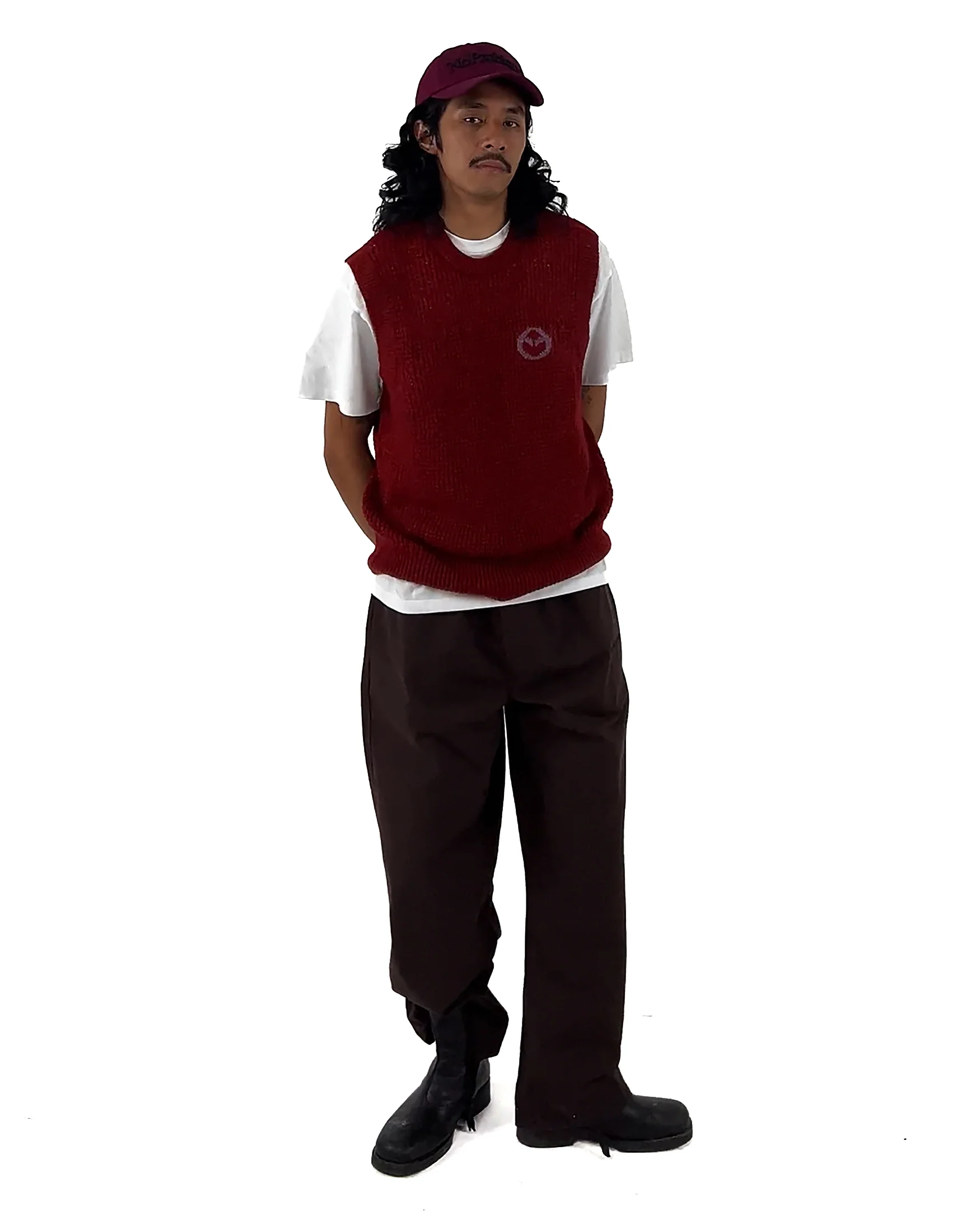 Waffle Knit Sweater Vest - Image 3