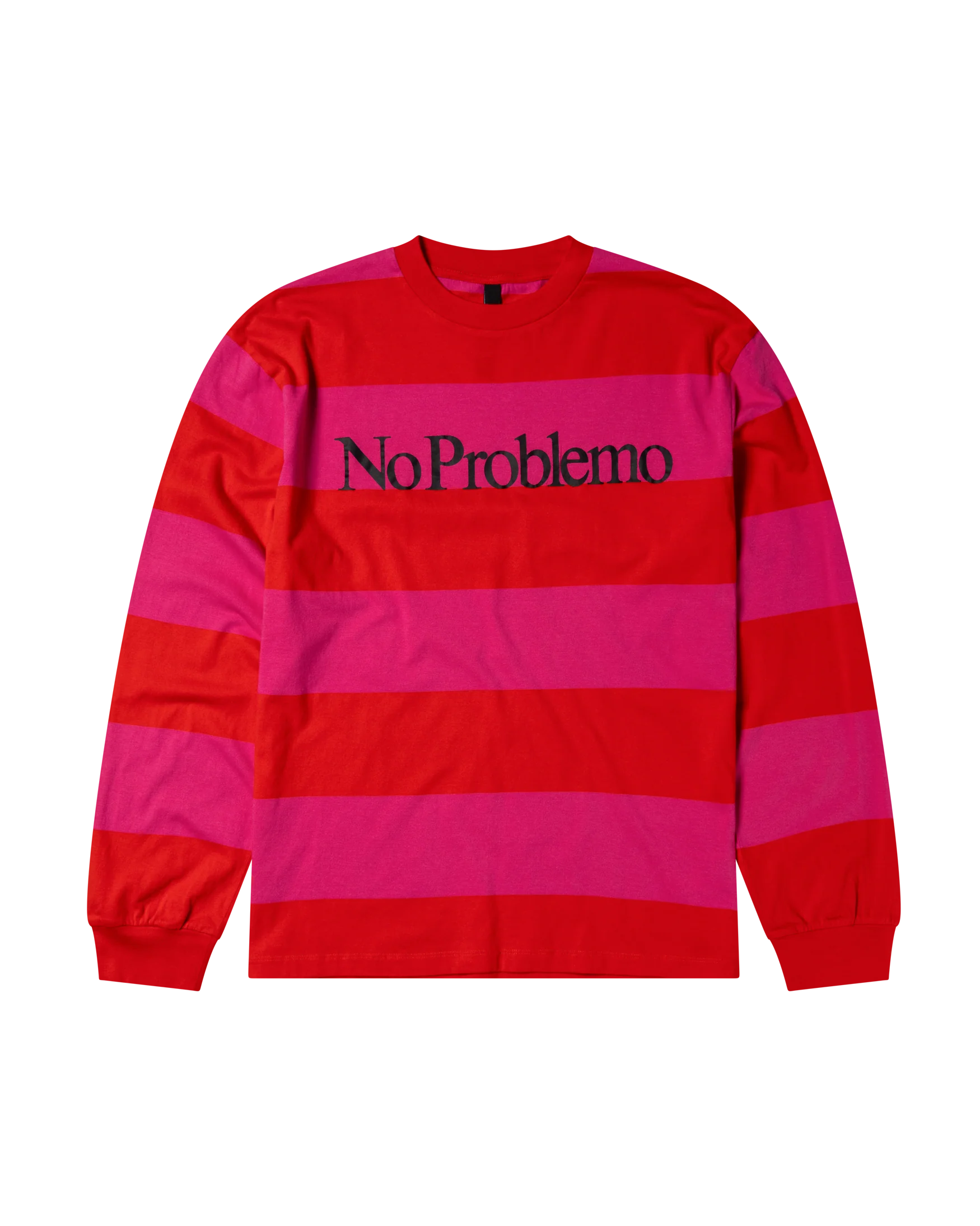 No Problemo Striped LS Tee