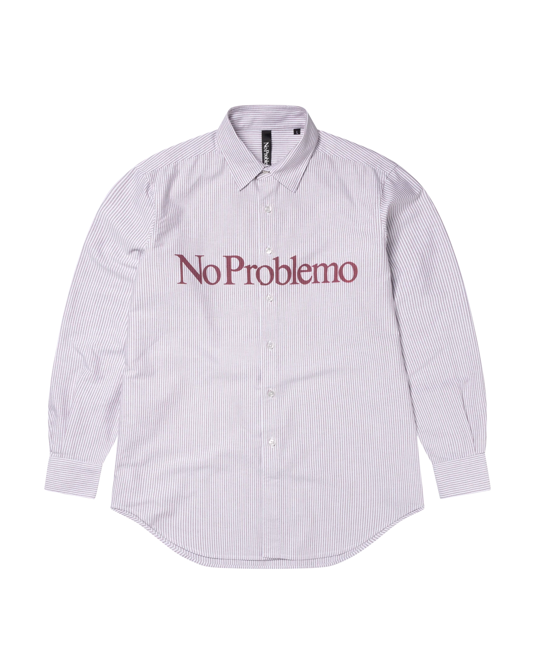 No Problemo LS Stripe Oxford Shirt