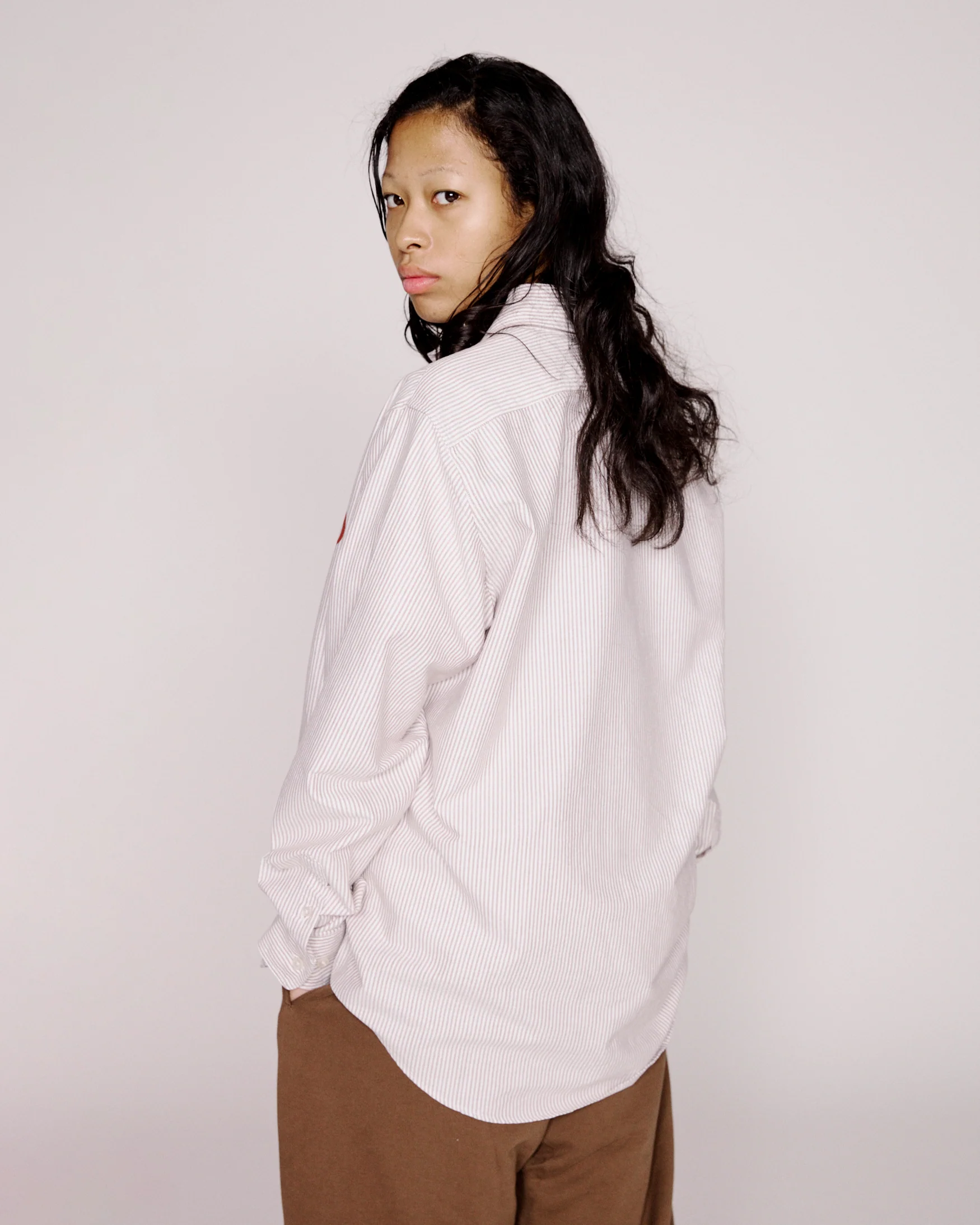 No Problemo LS Stripe Oxford Shirt - Image 6