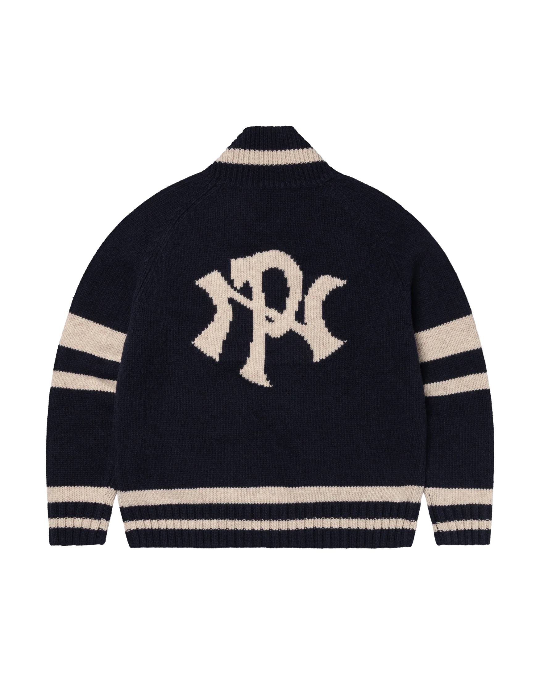 NYP Varsity Zip Thru Knit - Image 3
