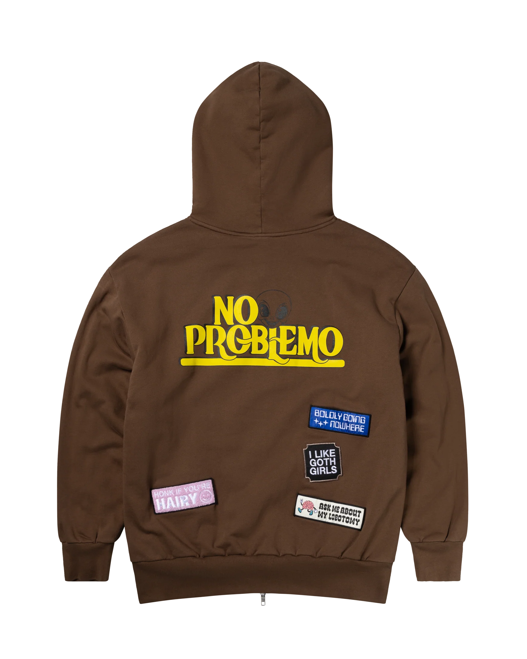 Sticker Zip Thru Hoodie - Image 2