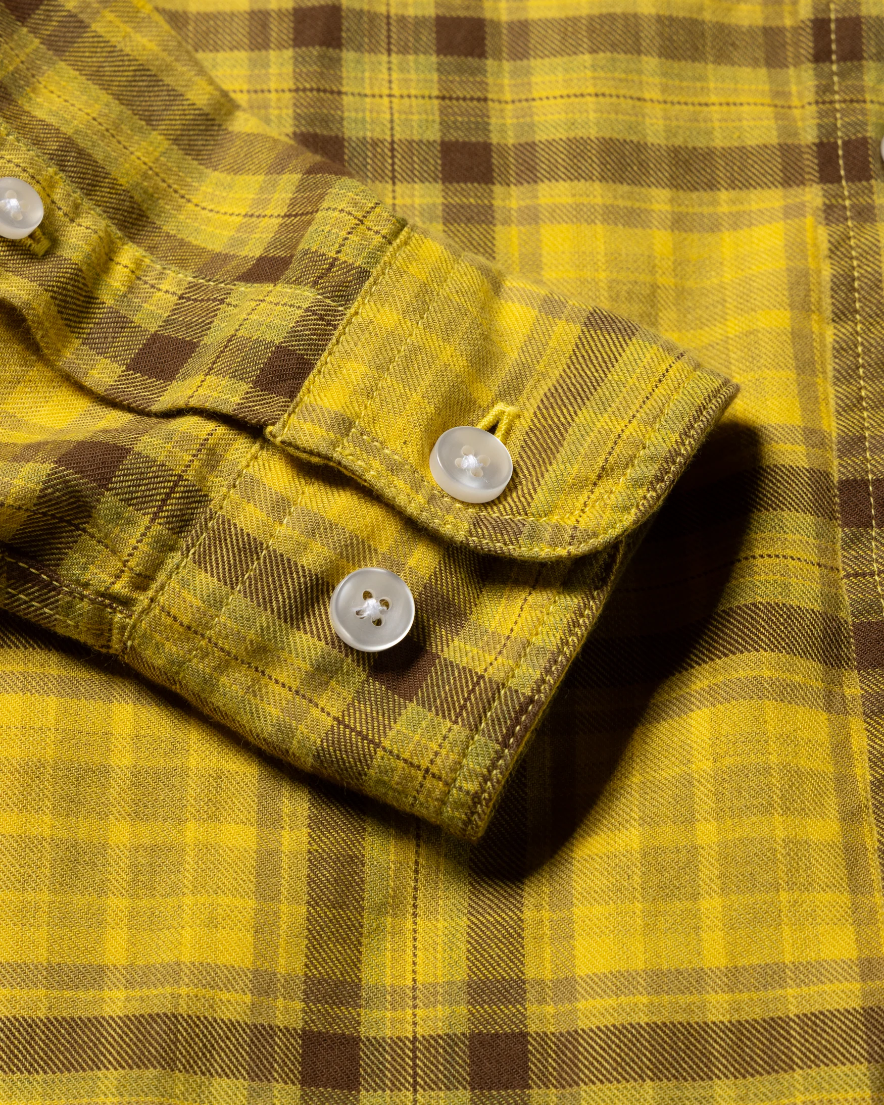 Overdyed Classic Plaid LS Shirt - Image 7