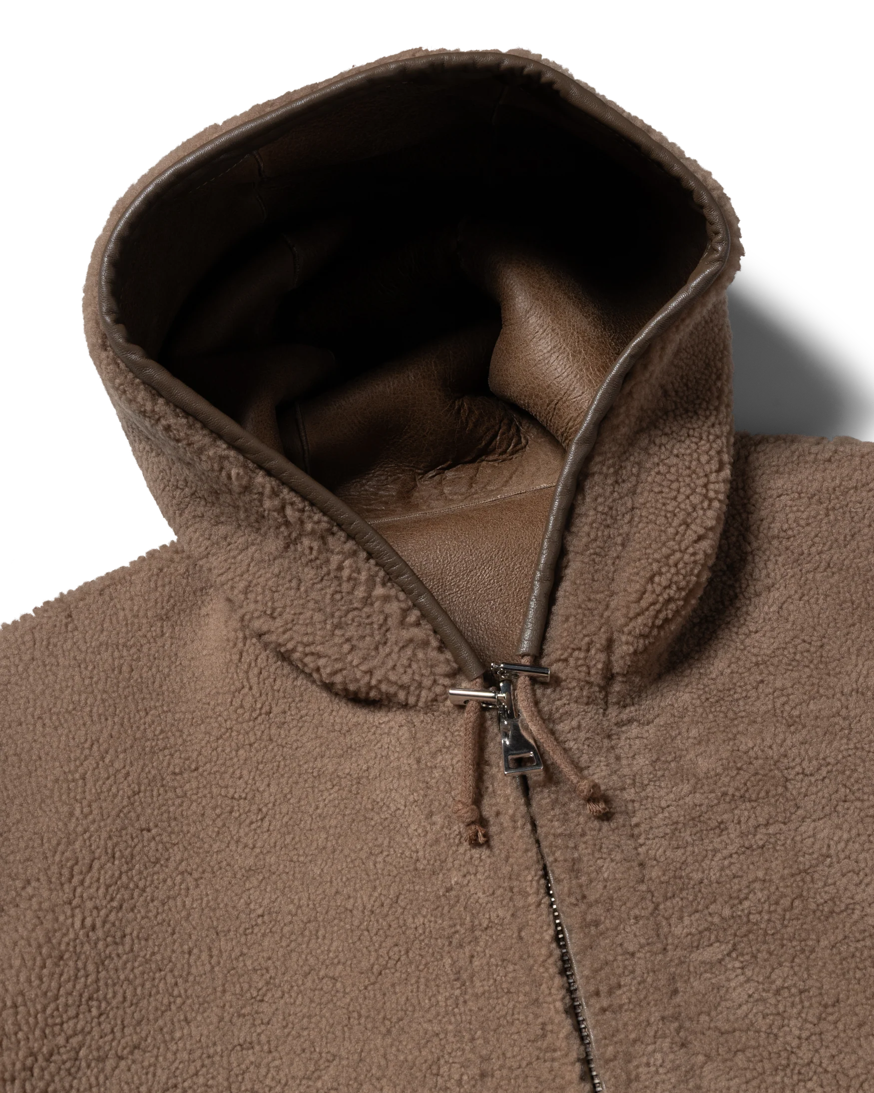 Oversized Sheepskin Jacket - Image 8