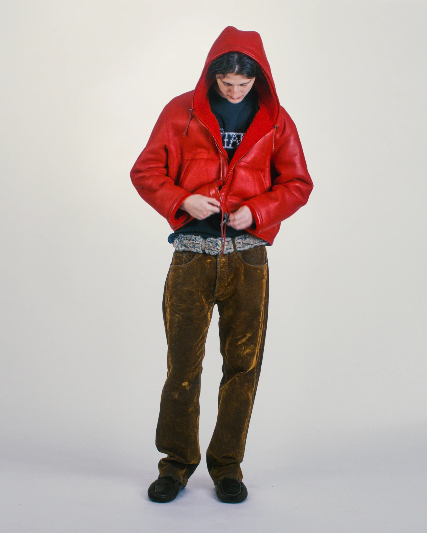 Oversized Sheepskin Jacket - Image 5