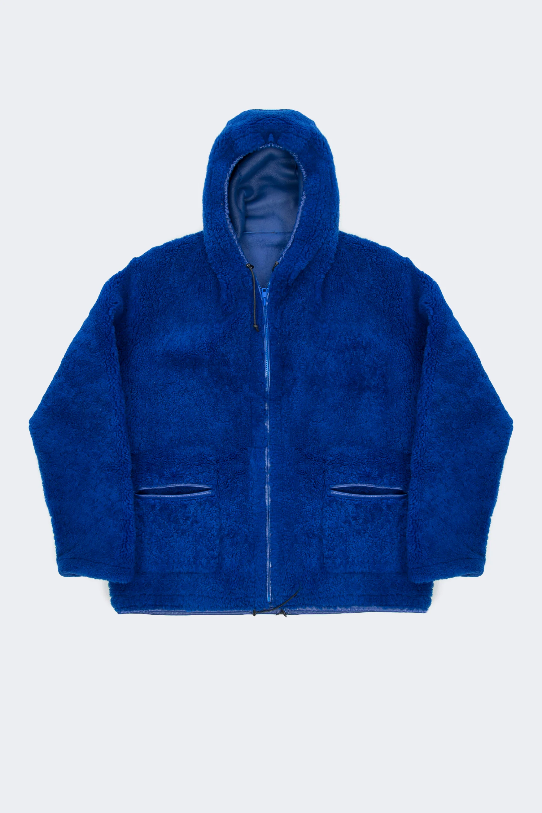 Hooded Sheepskin Jacket - Image 2
