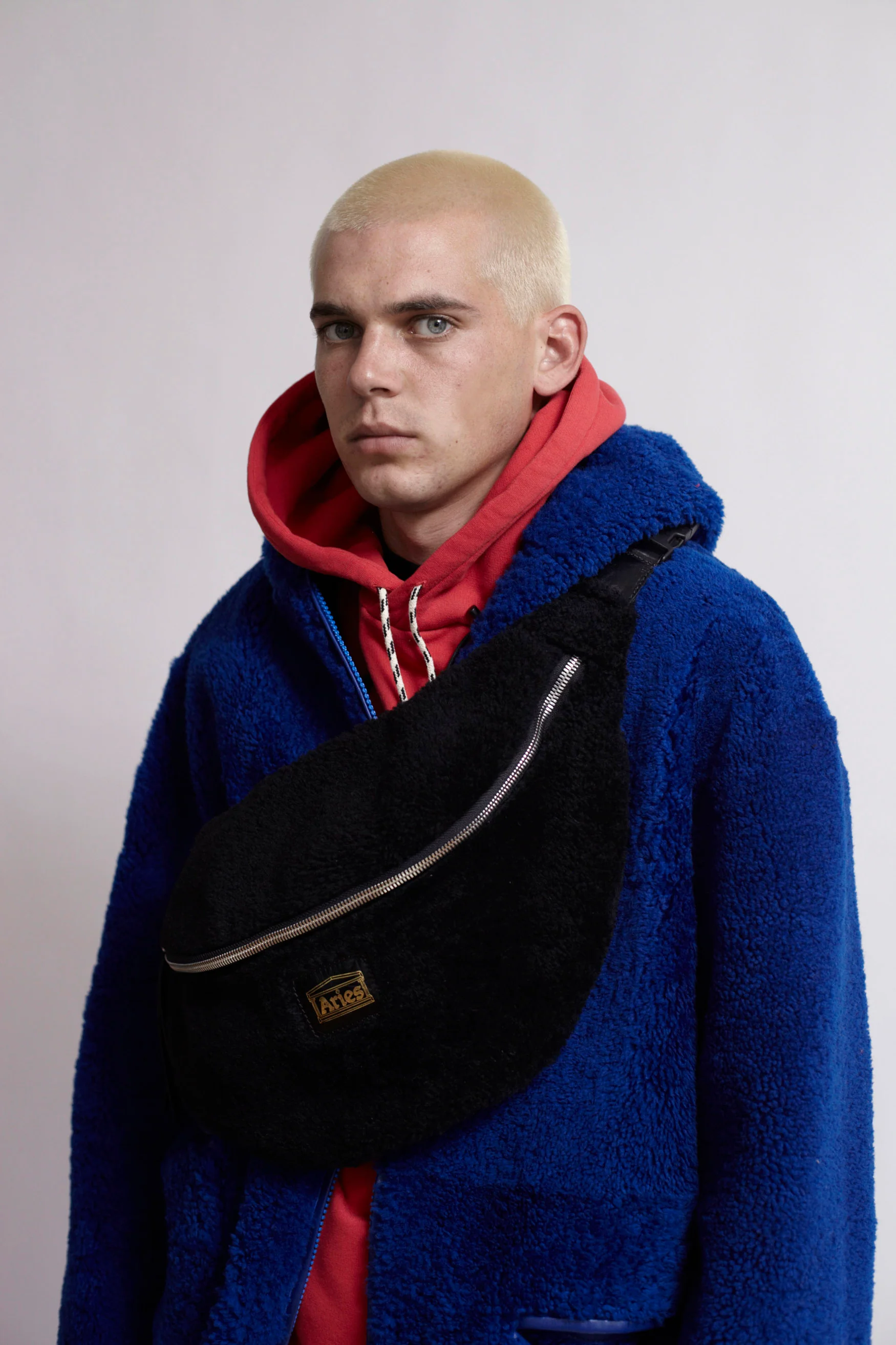 Hooded Sheepskin Jacket - Image 3