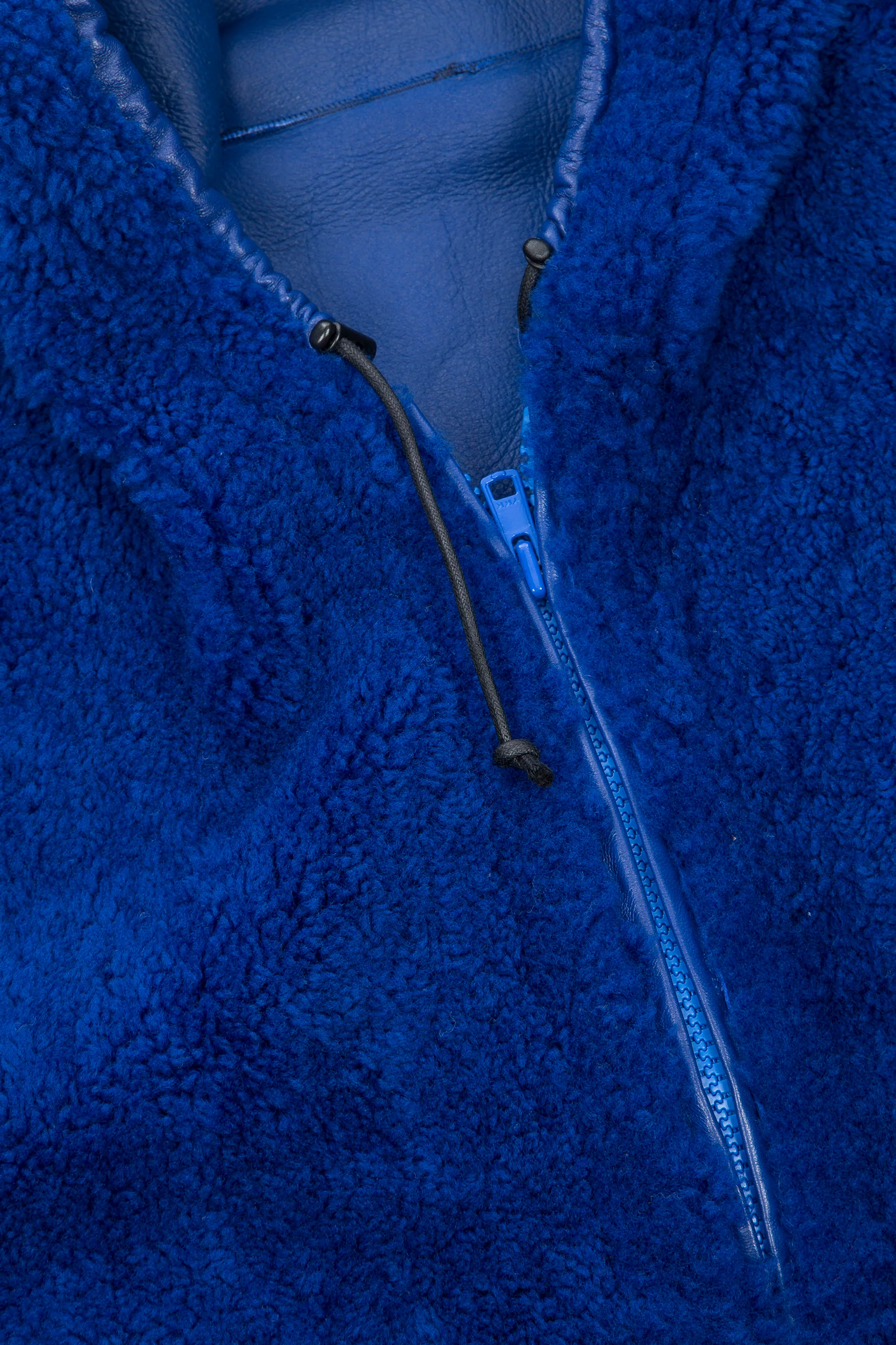 Hooded Sheepskin Jacket - Image 5