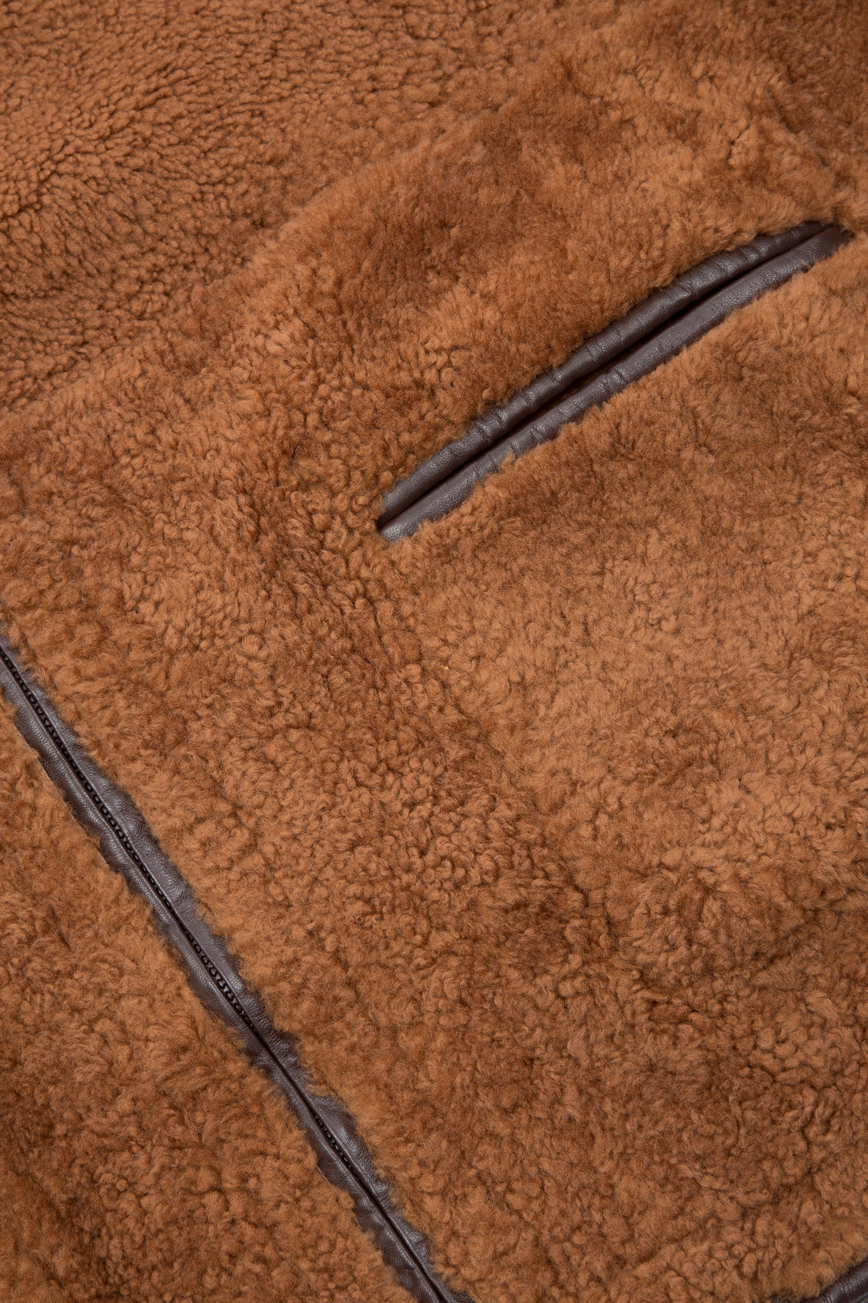 Hooded Sheepskin Jacket - Image 4
