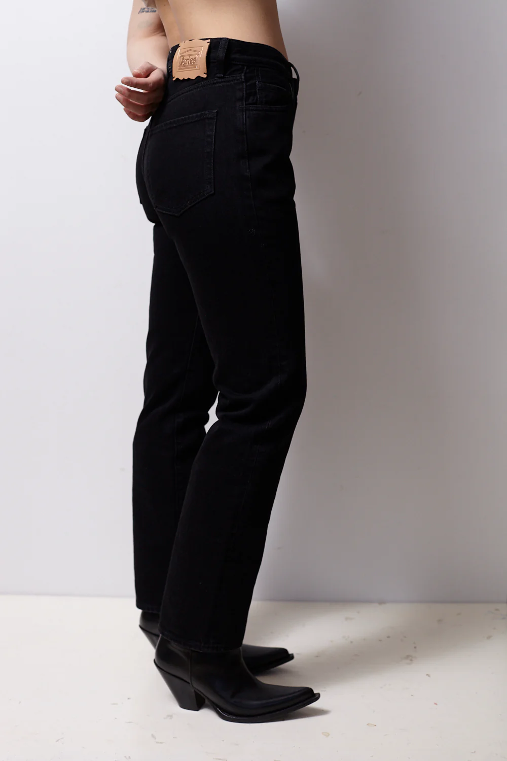 Lilly Selvedge Black Jeans - Image 6