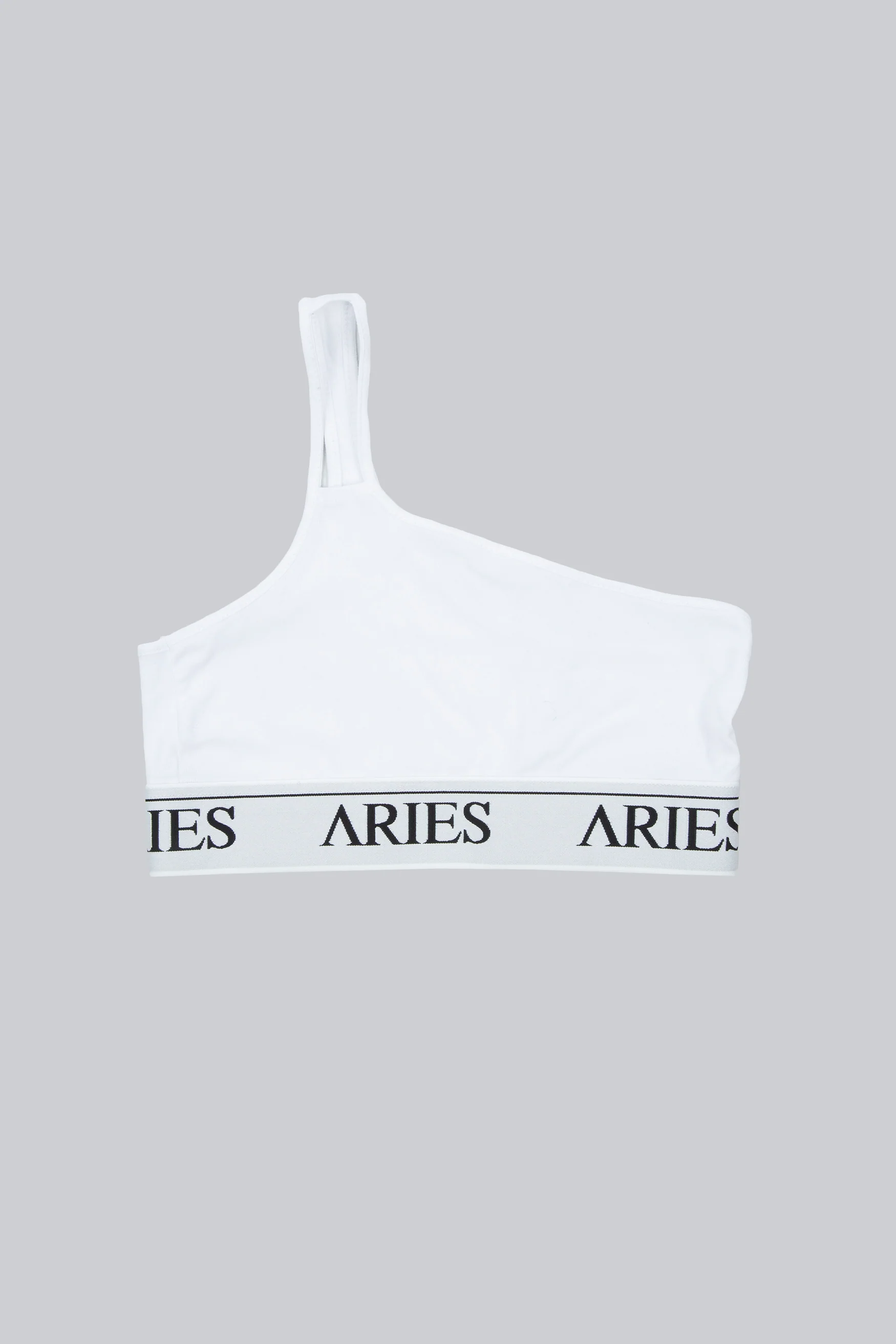 Rib Asymmetric Crop Top - Image 2