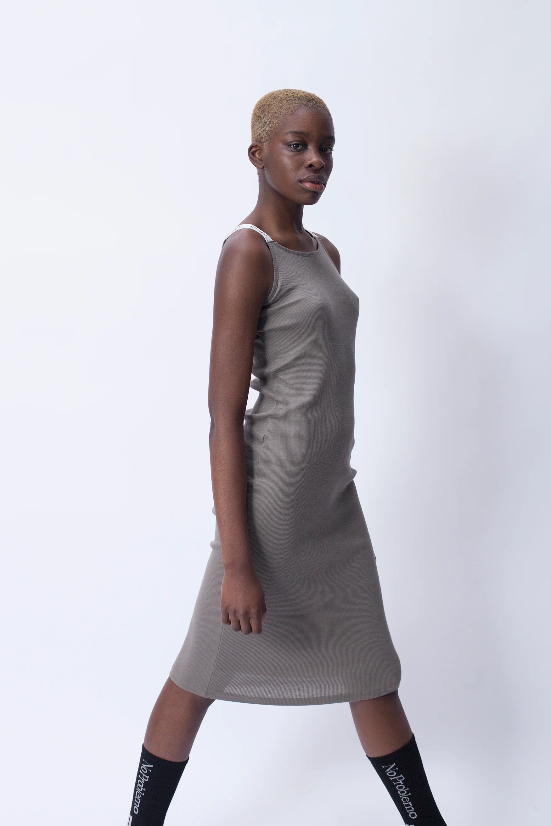 Rib Tank Dress - Image 5