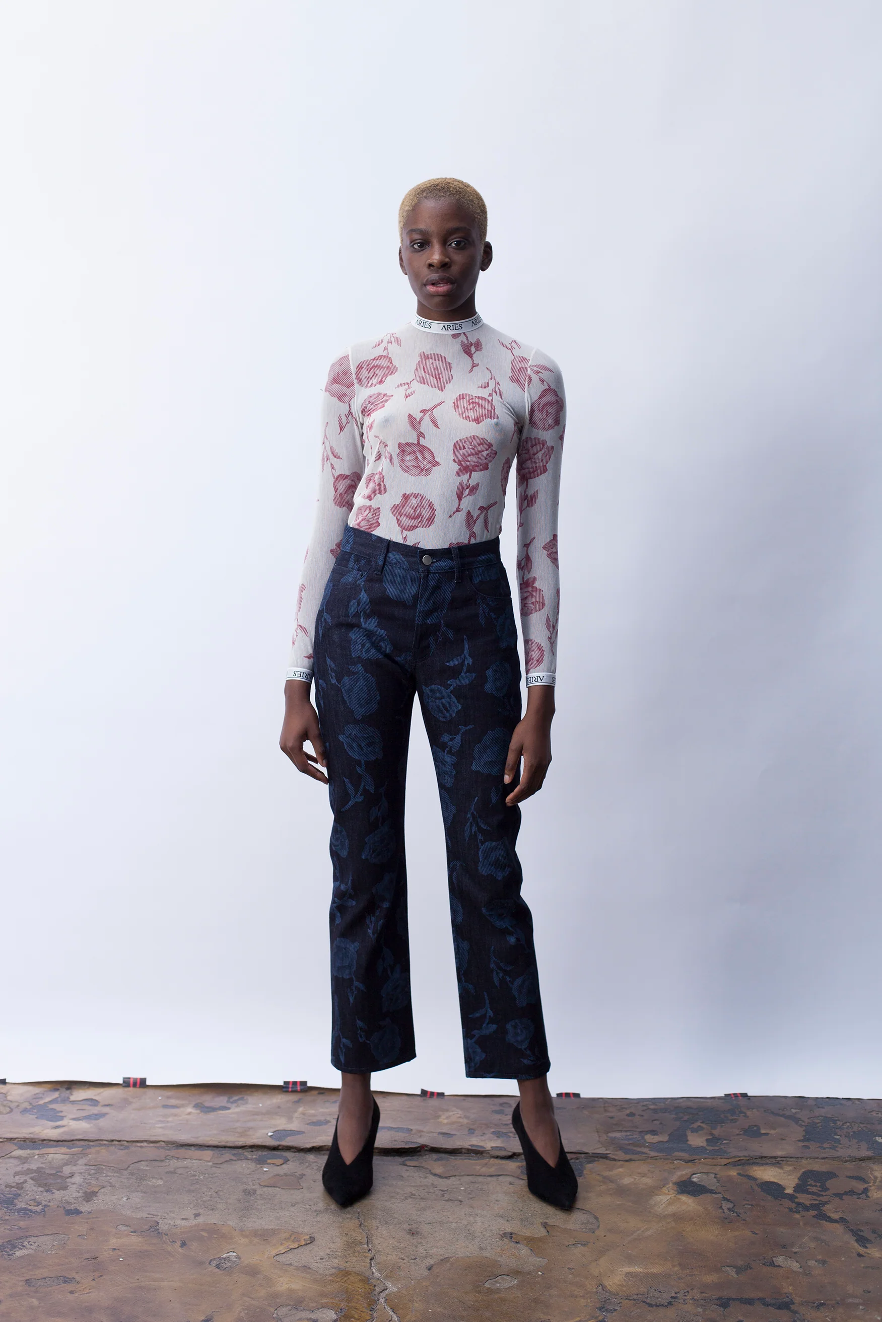 Rose Print Lilly Jeans - Image 2