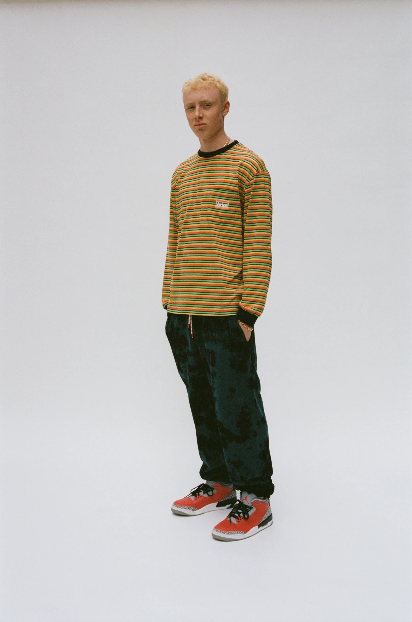 Velour Tie-Dye Sweatpants - Image 3