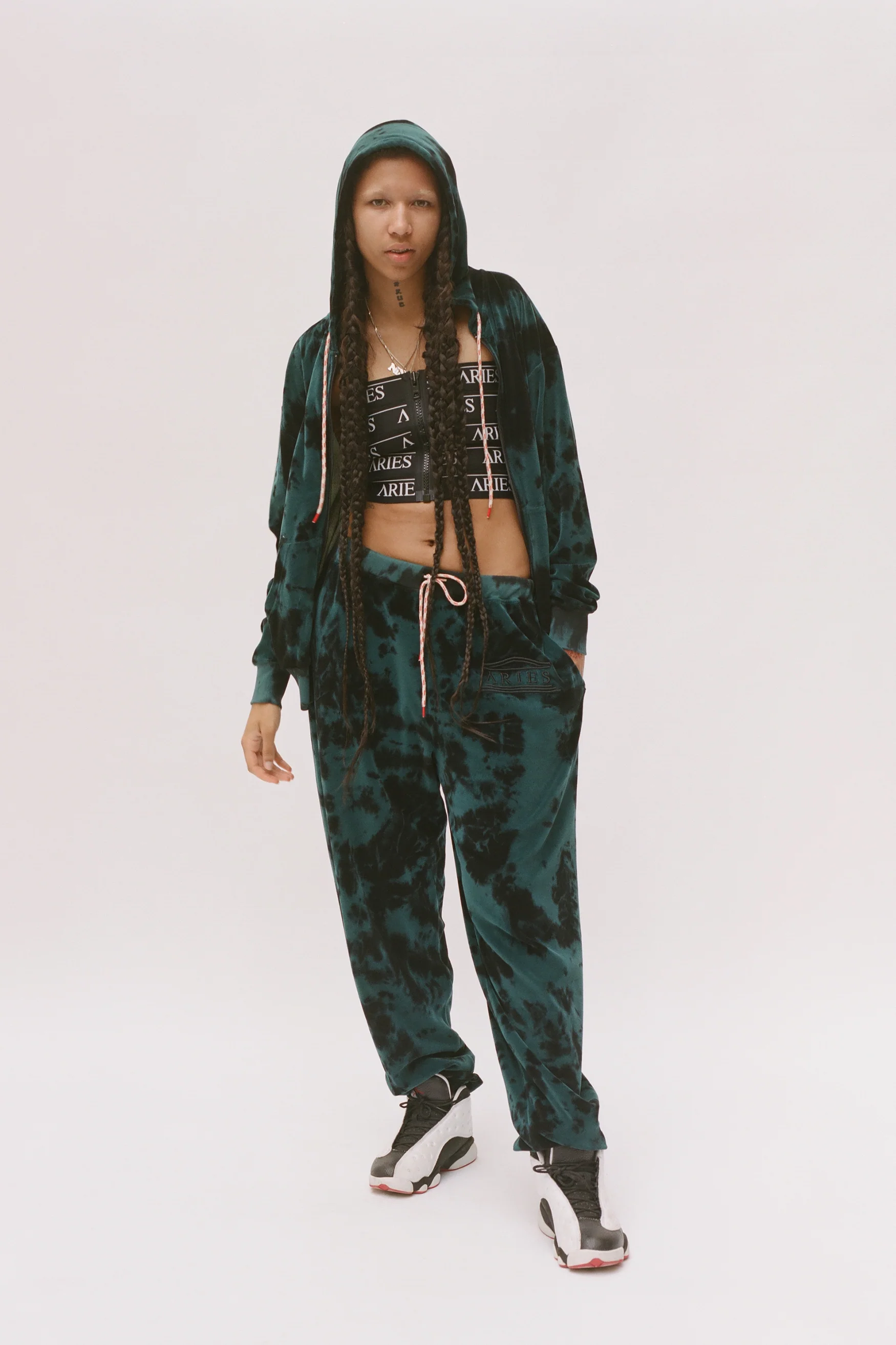 Velour Tie-Dye Sweatpants - Image 4