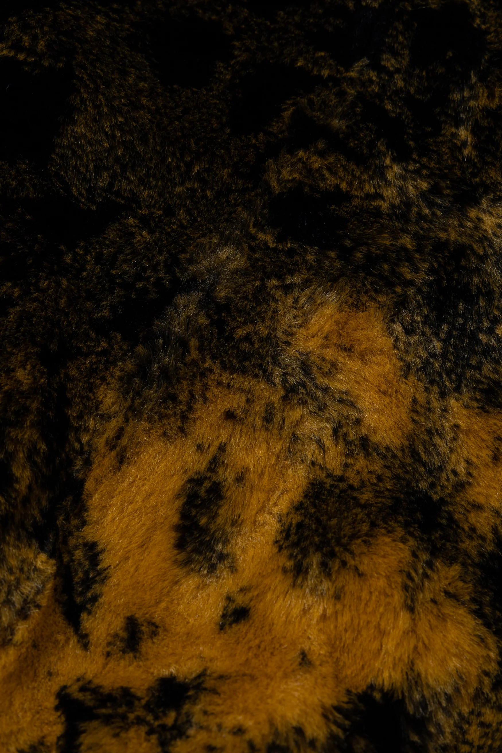 Leopard Fur Cropped Hoodie - Image 5