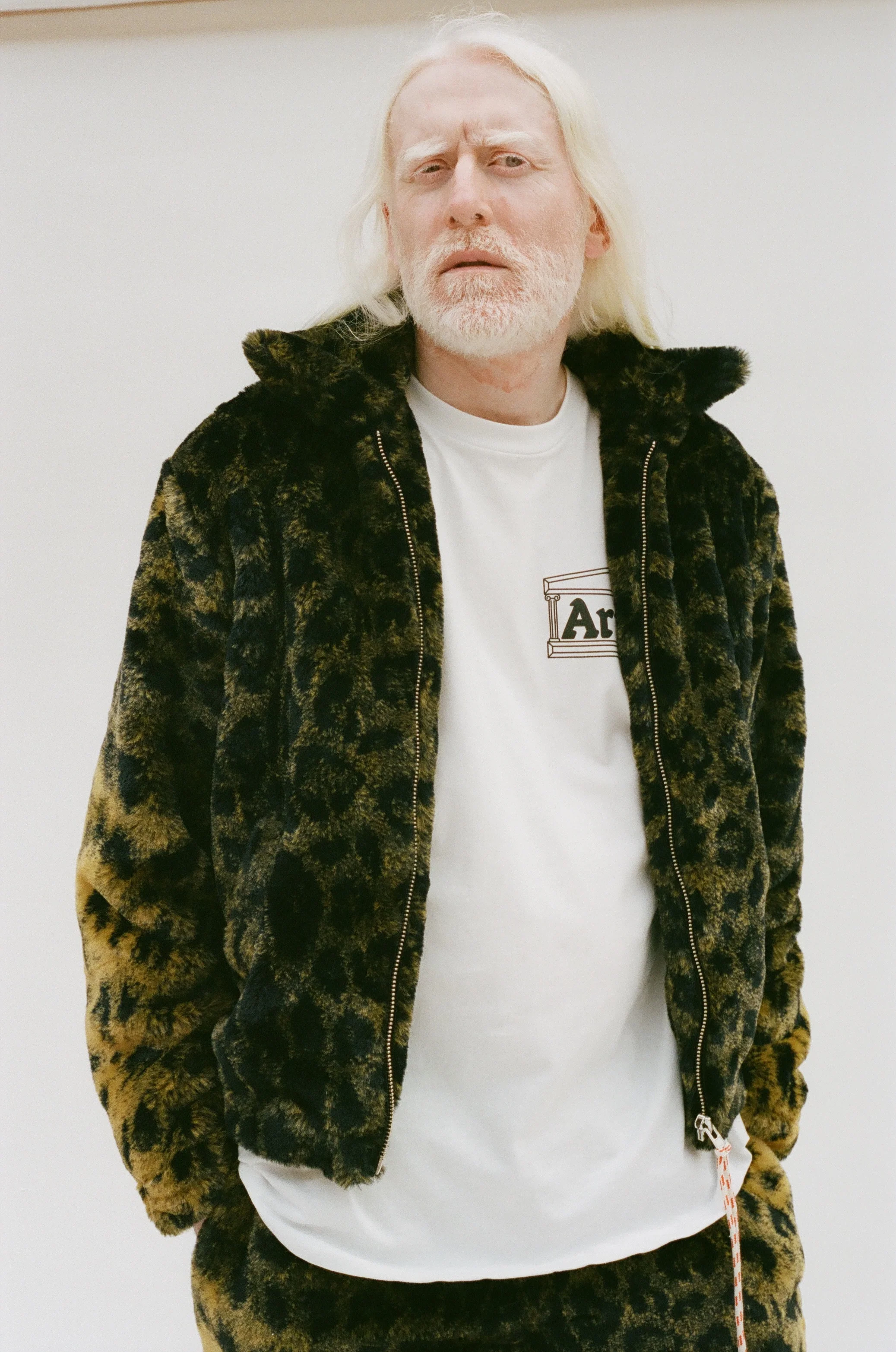 Leopard Furry Coach Jacket - Image 2
