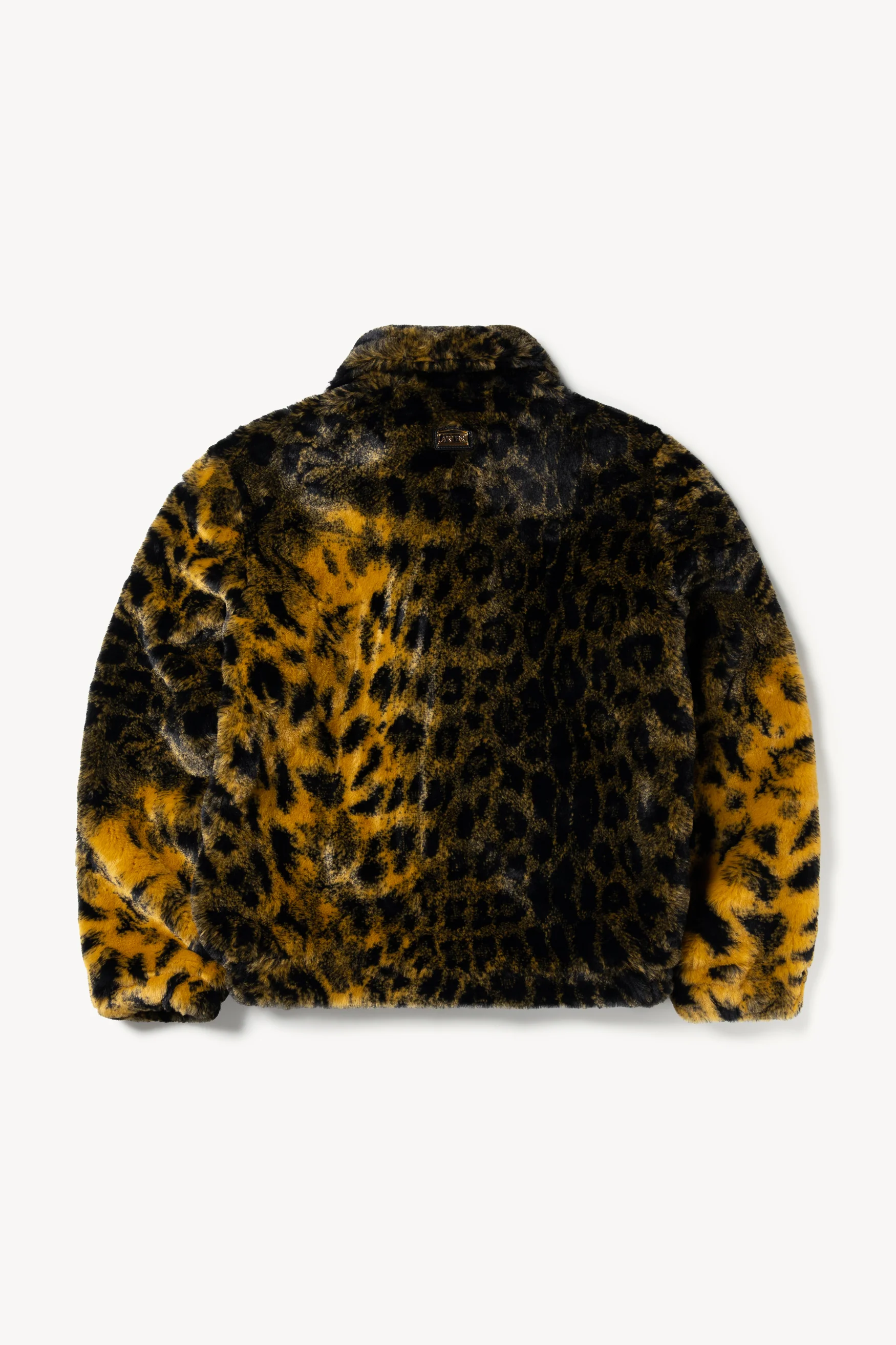 Leopard Furry Coach Jacket - Image 3
