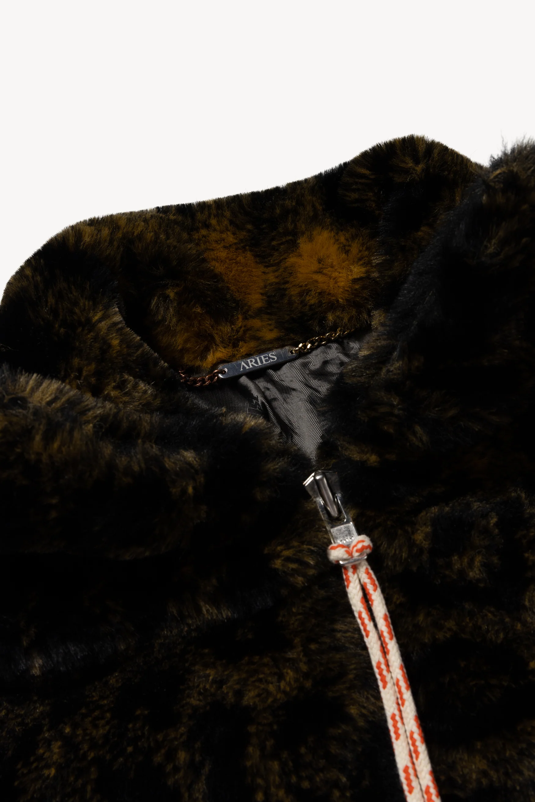 Leopard Furry Coach Jacket - Image 4