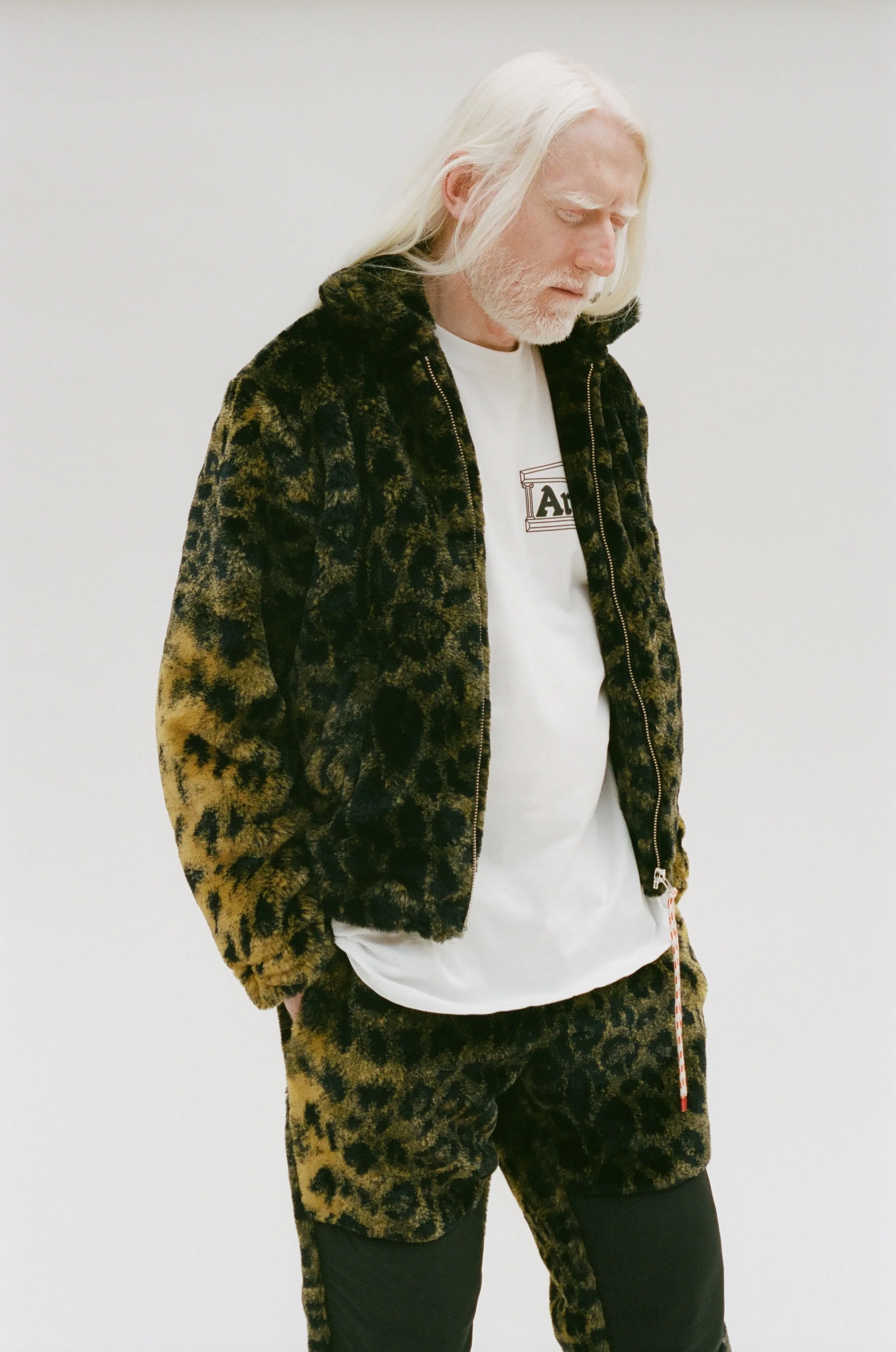 Leopard Furry Coach Jacket - Image 7