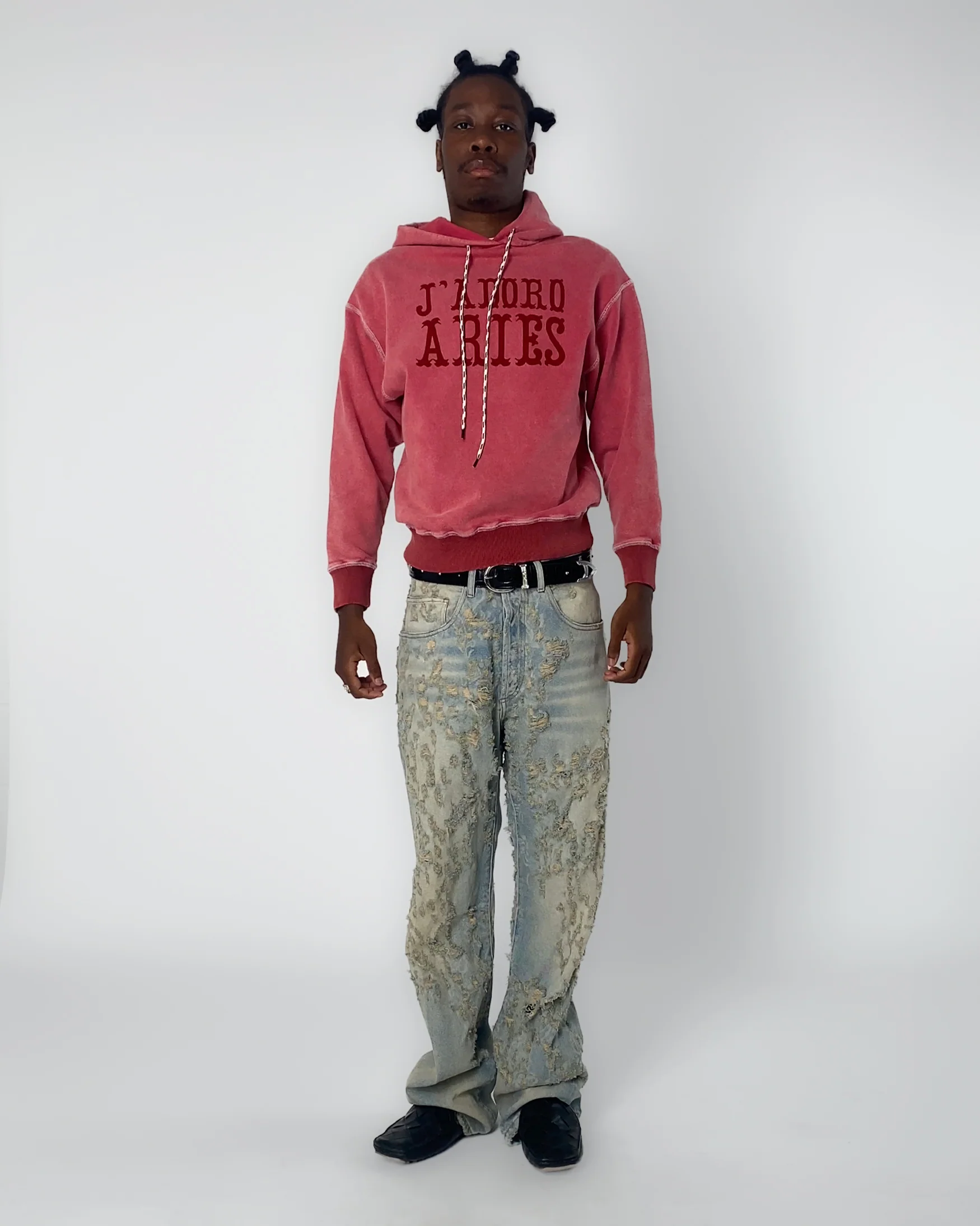 Aged Premium J'adoro Cowboy Hoodie - Image 3