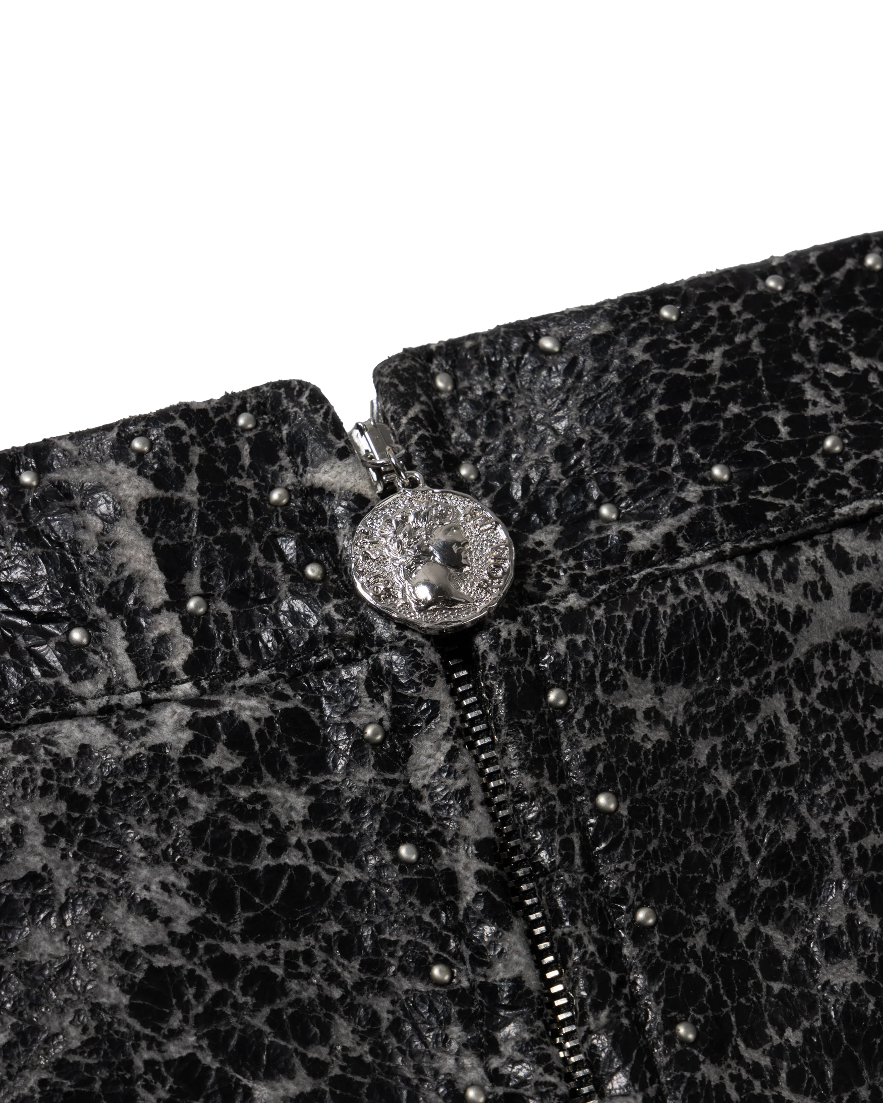 Cracked Leather Hotpants - Image 3