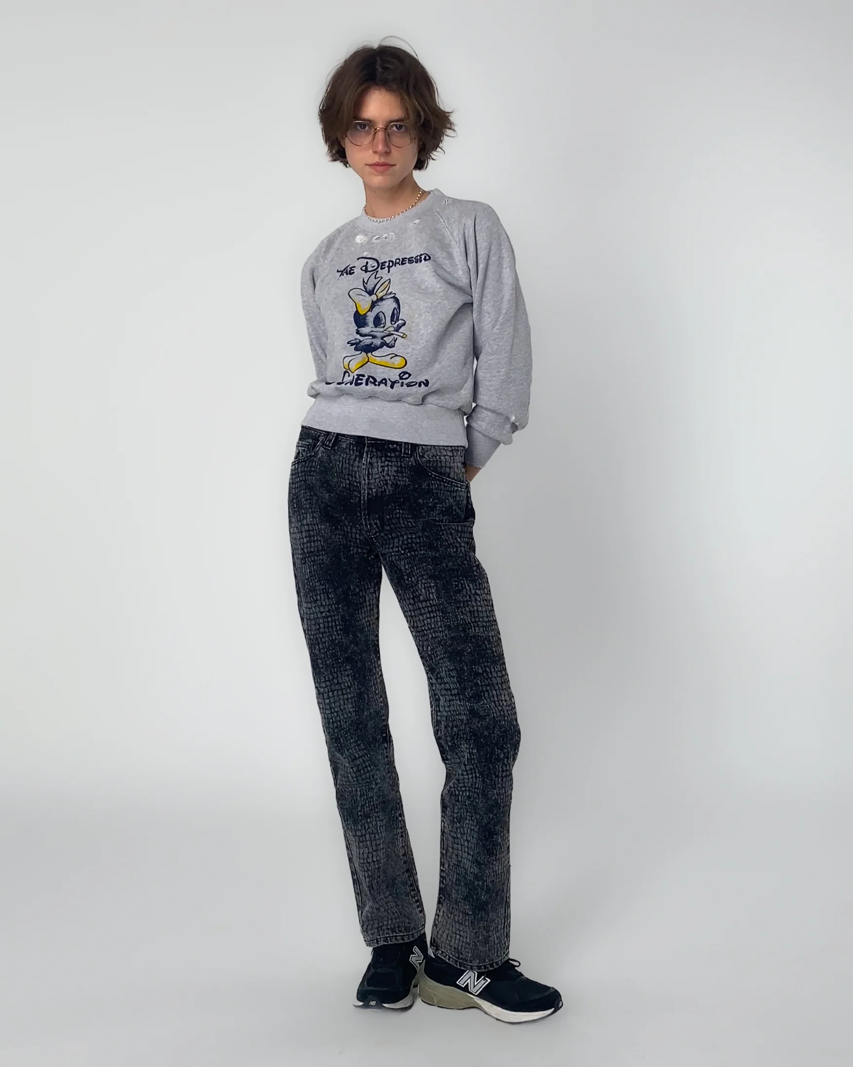Destroyed Weedie Pie Raglan Sweat - Image 3