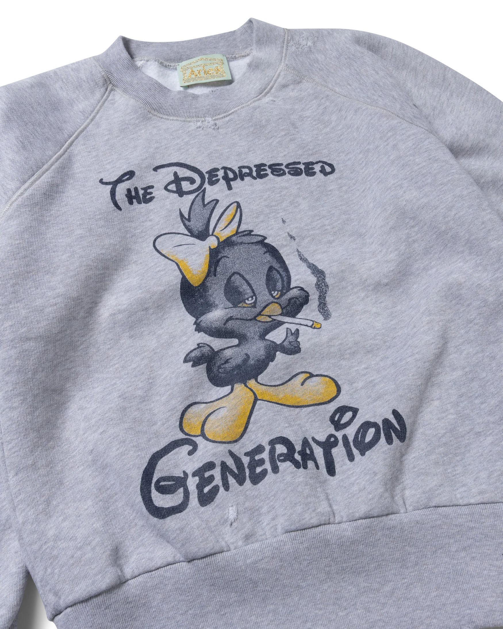 Destroyed Weedie Pie Raglan Sweat - Image 7