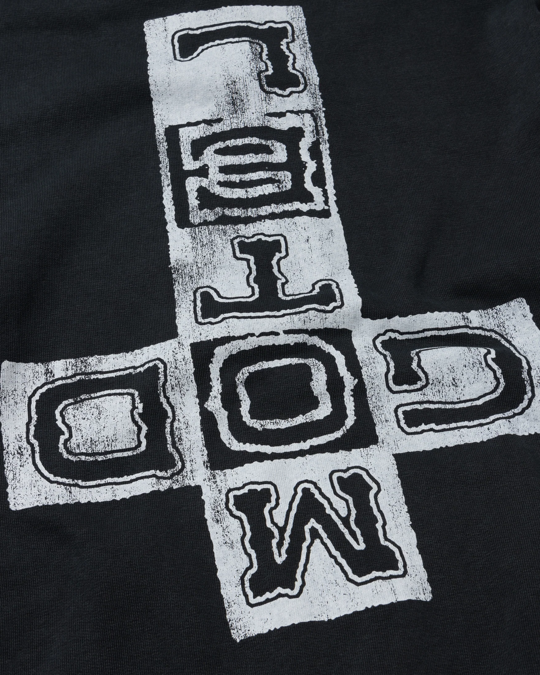Faded God Town Zip Through Hoodie - Image 5