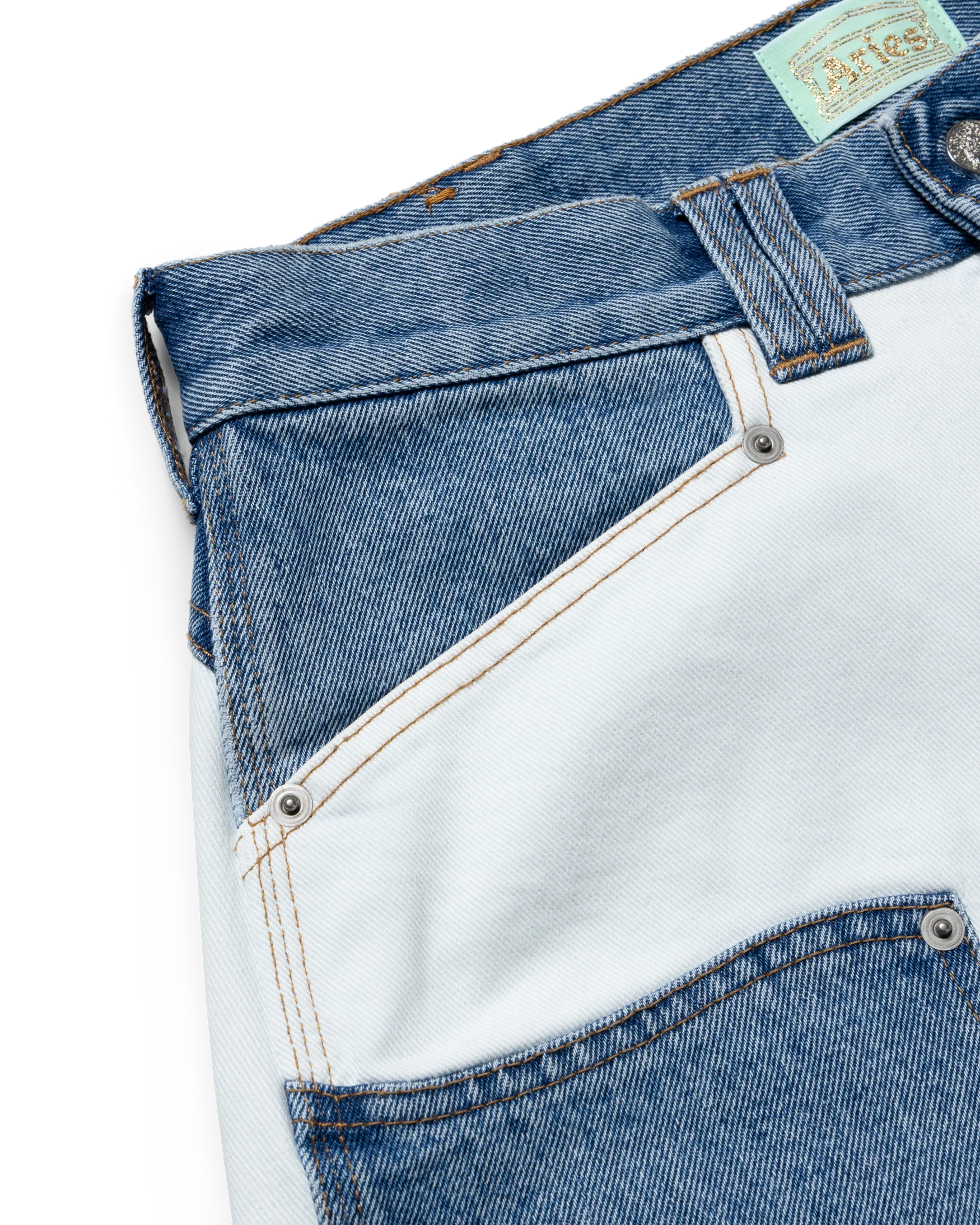 Patchwork Western Carpenter Jeans - Image 6