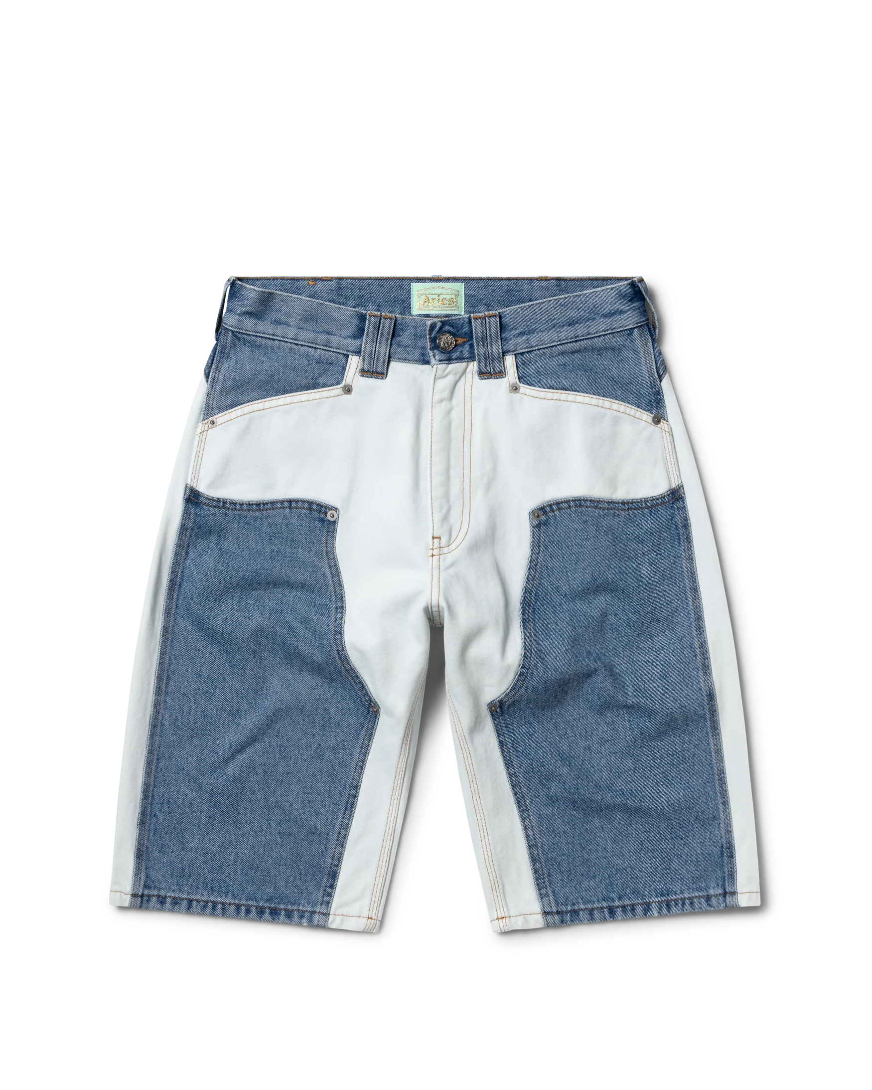 Patchwork Western Carpenter Shorts
